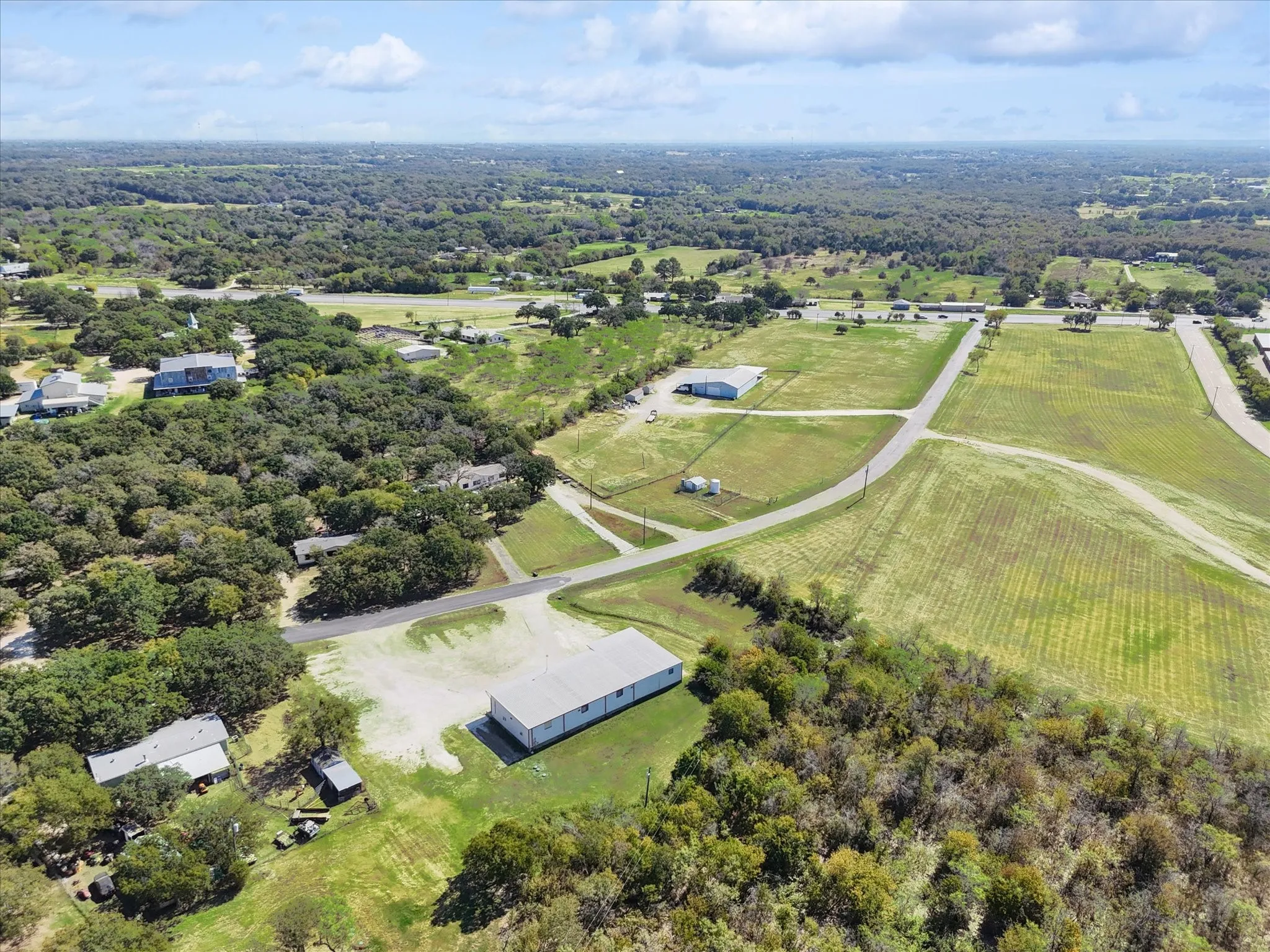 Aerial view featuring a rural view
