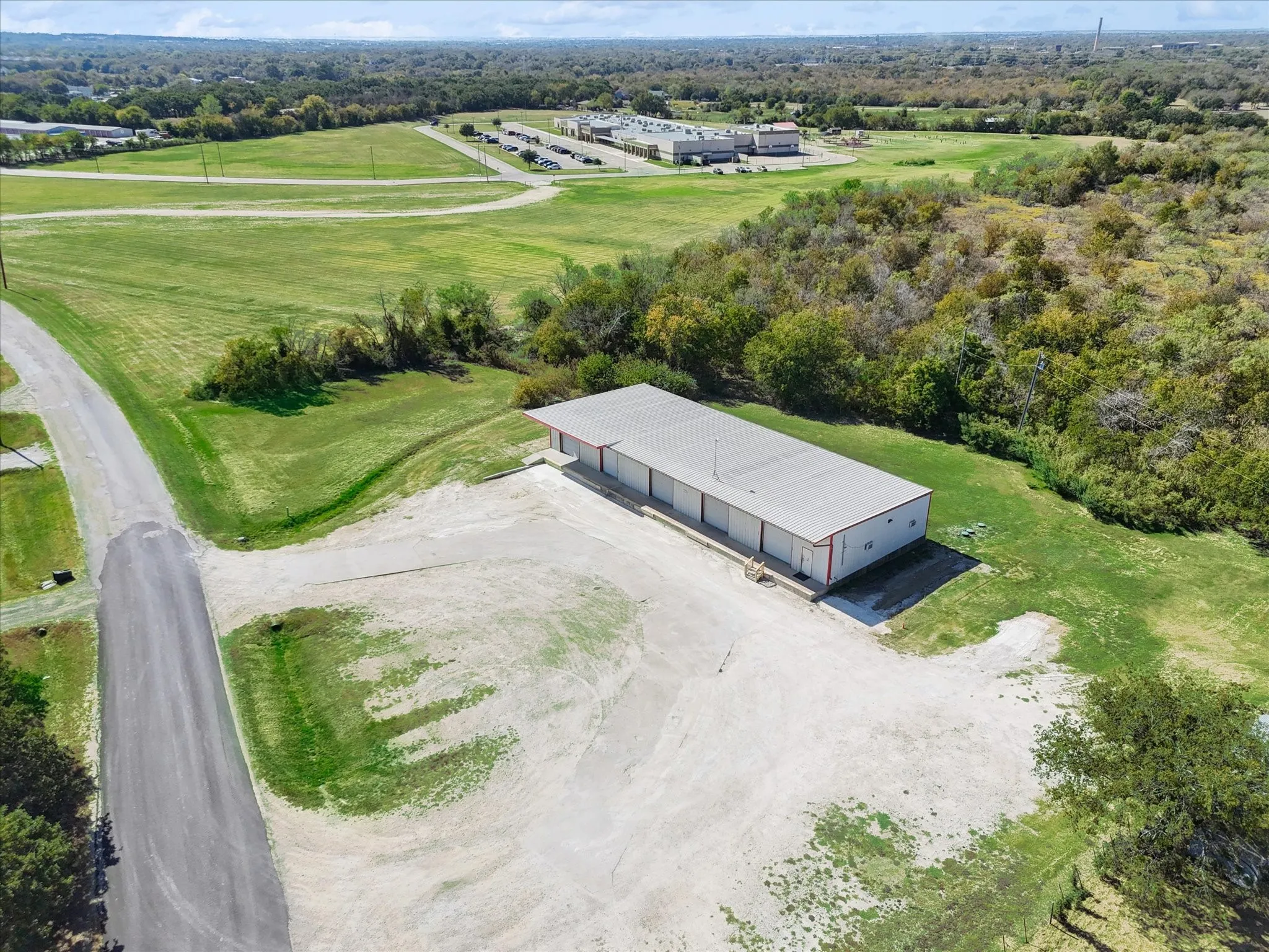 Drone / aerial view with a rural view