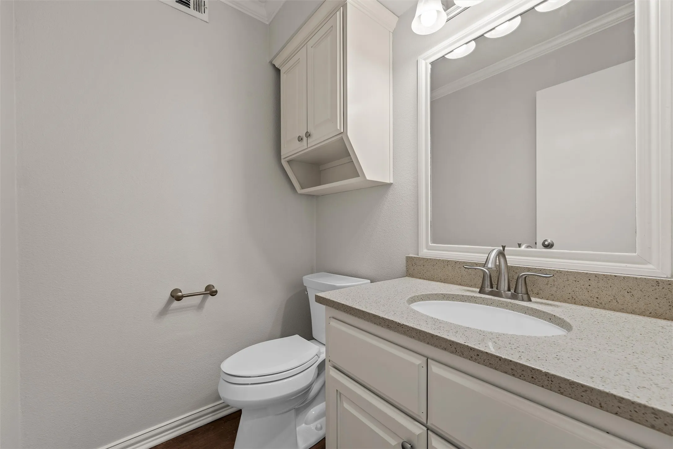 First floor half bath