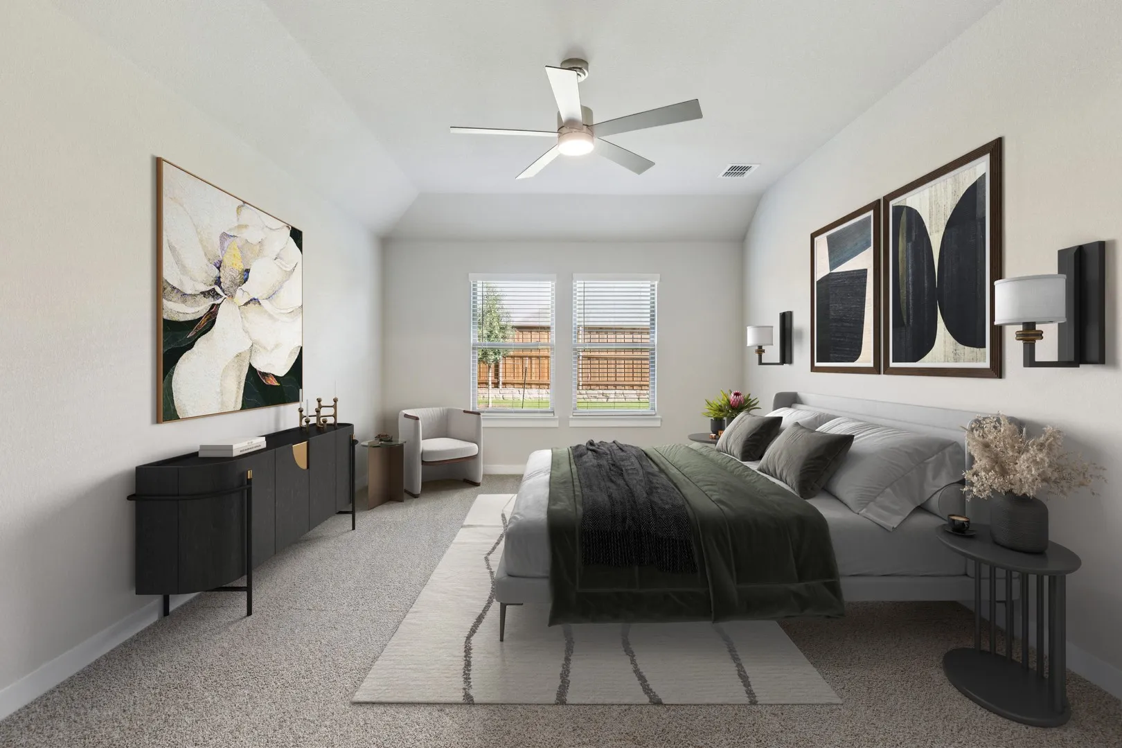 Primary Suite in the Emmy II home plan by Trophy Signature Homes - REPRESENTATIVE PHOTO