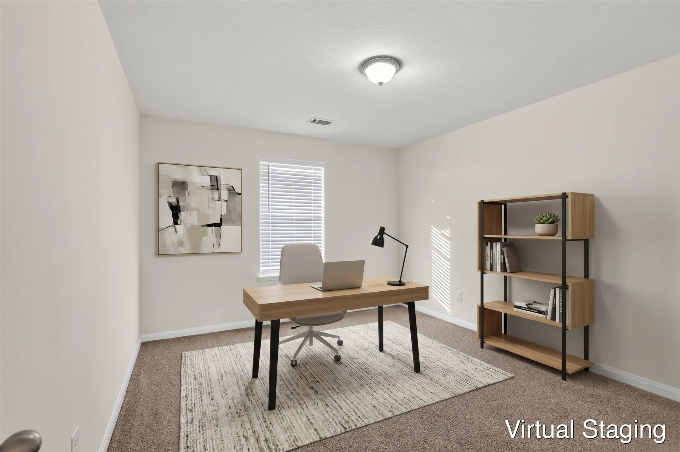 Virtually staged