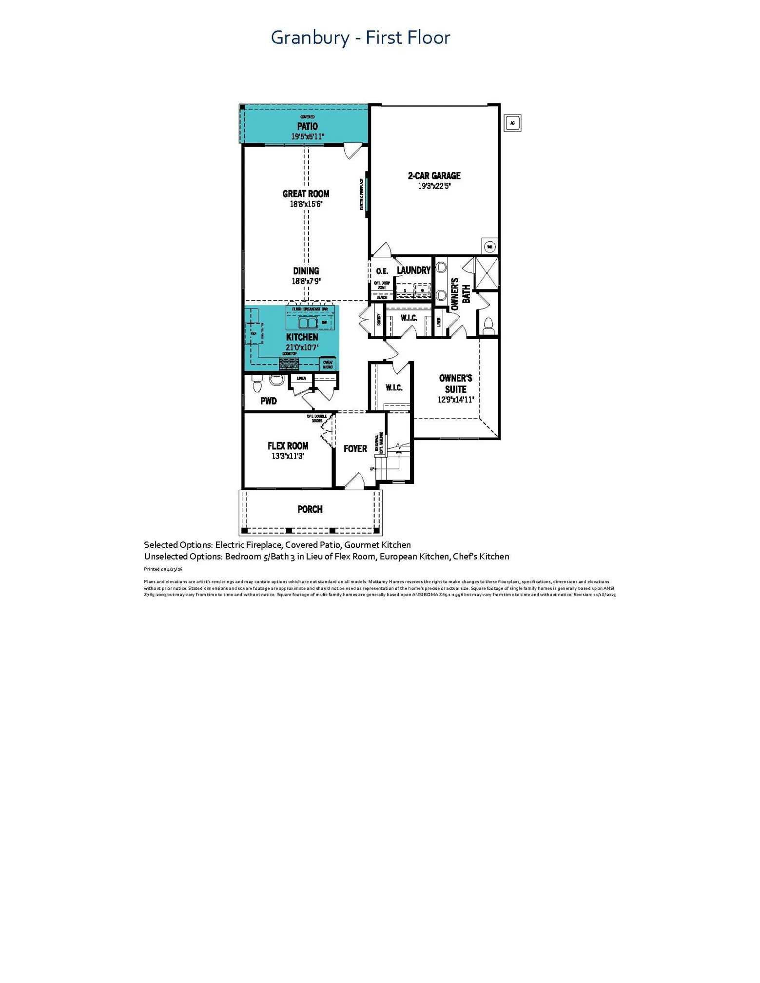 Granbury - First Floor