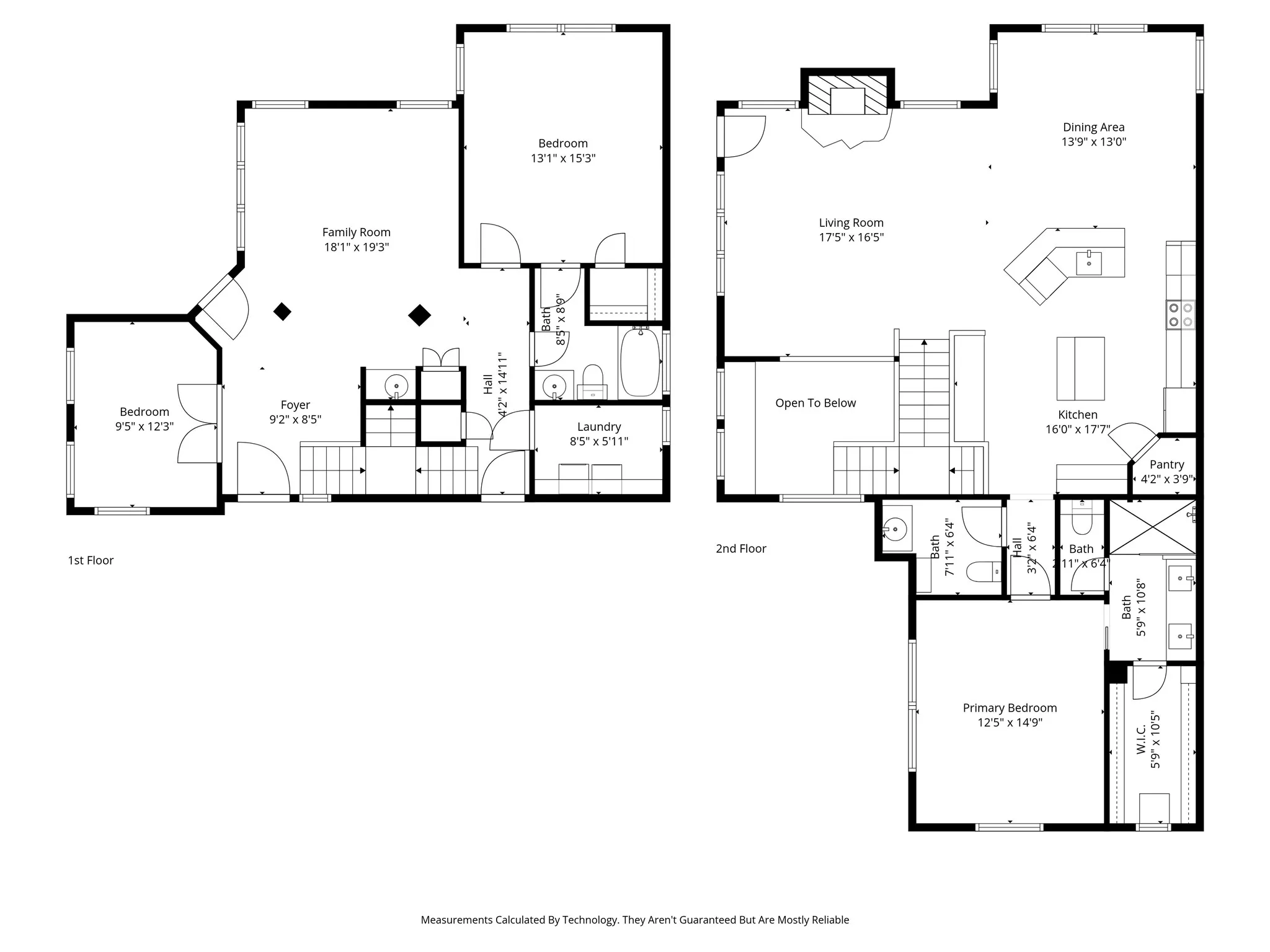 Side by side floor plan comparison