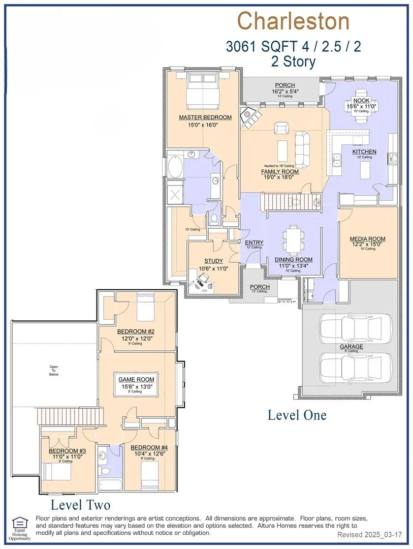 Charleston Floor Plan -Representative