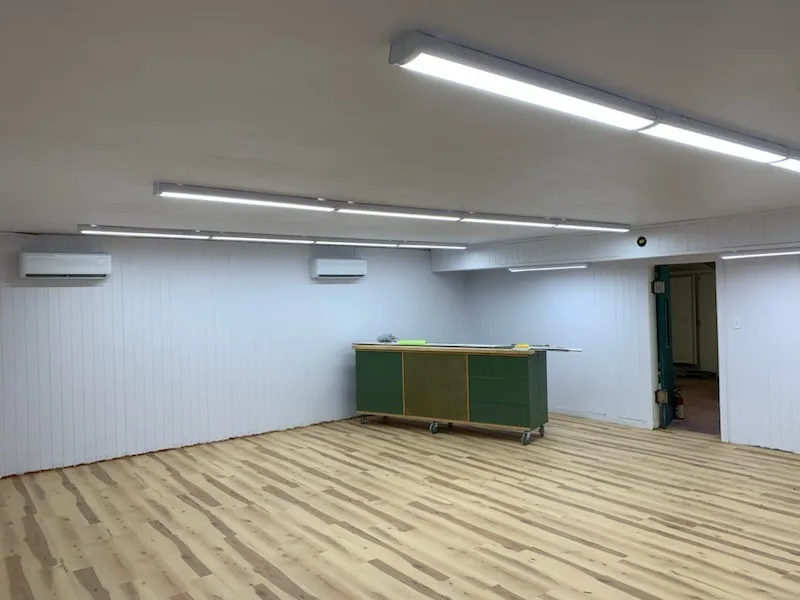 Gorgeous floors and  new mini splits