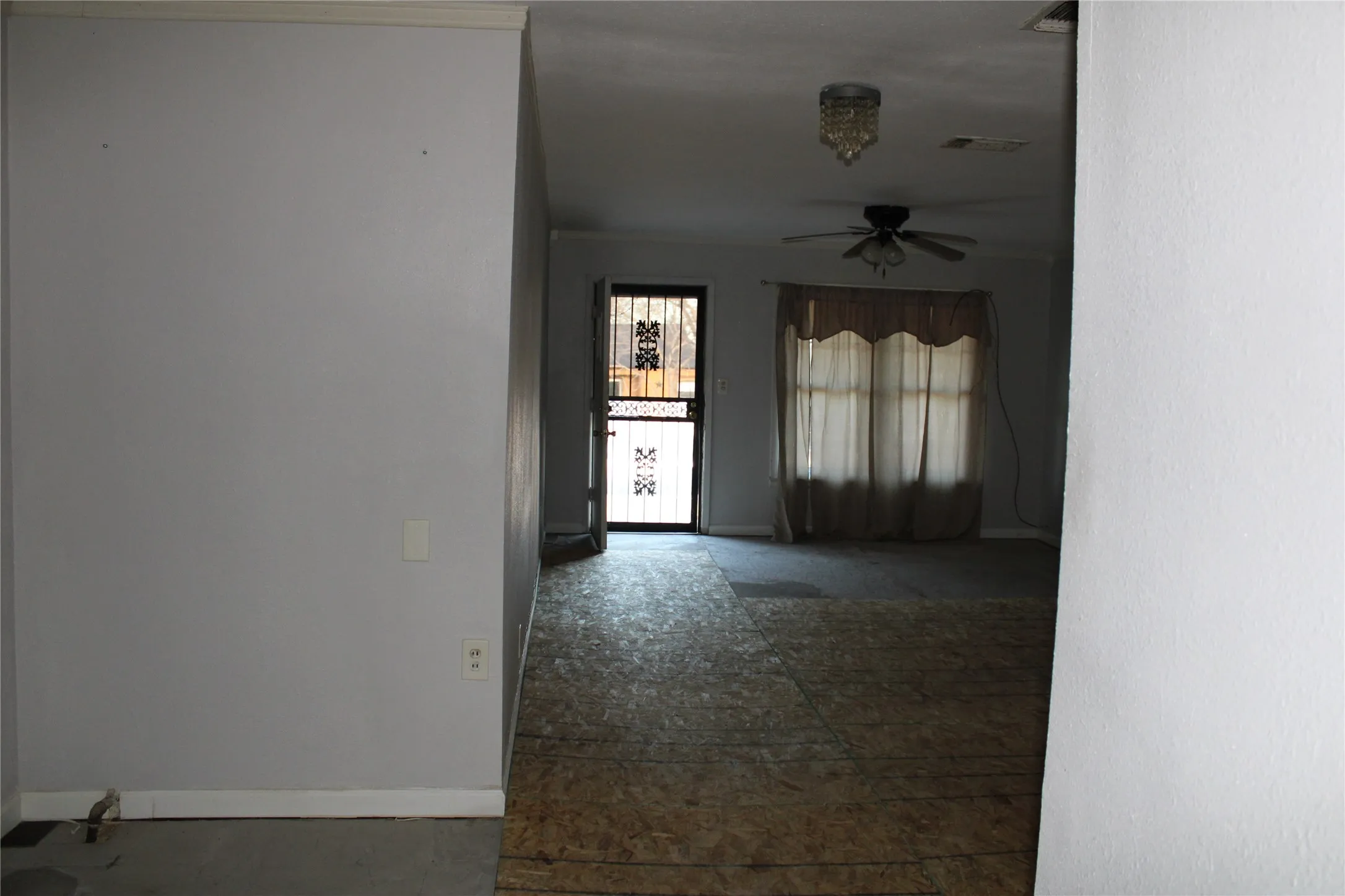 Open Living and dining from Kitchen
