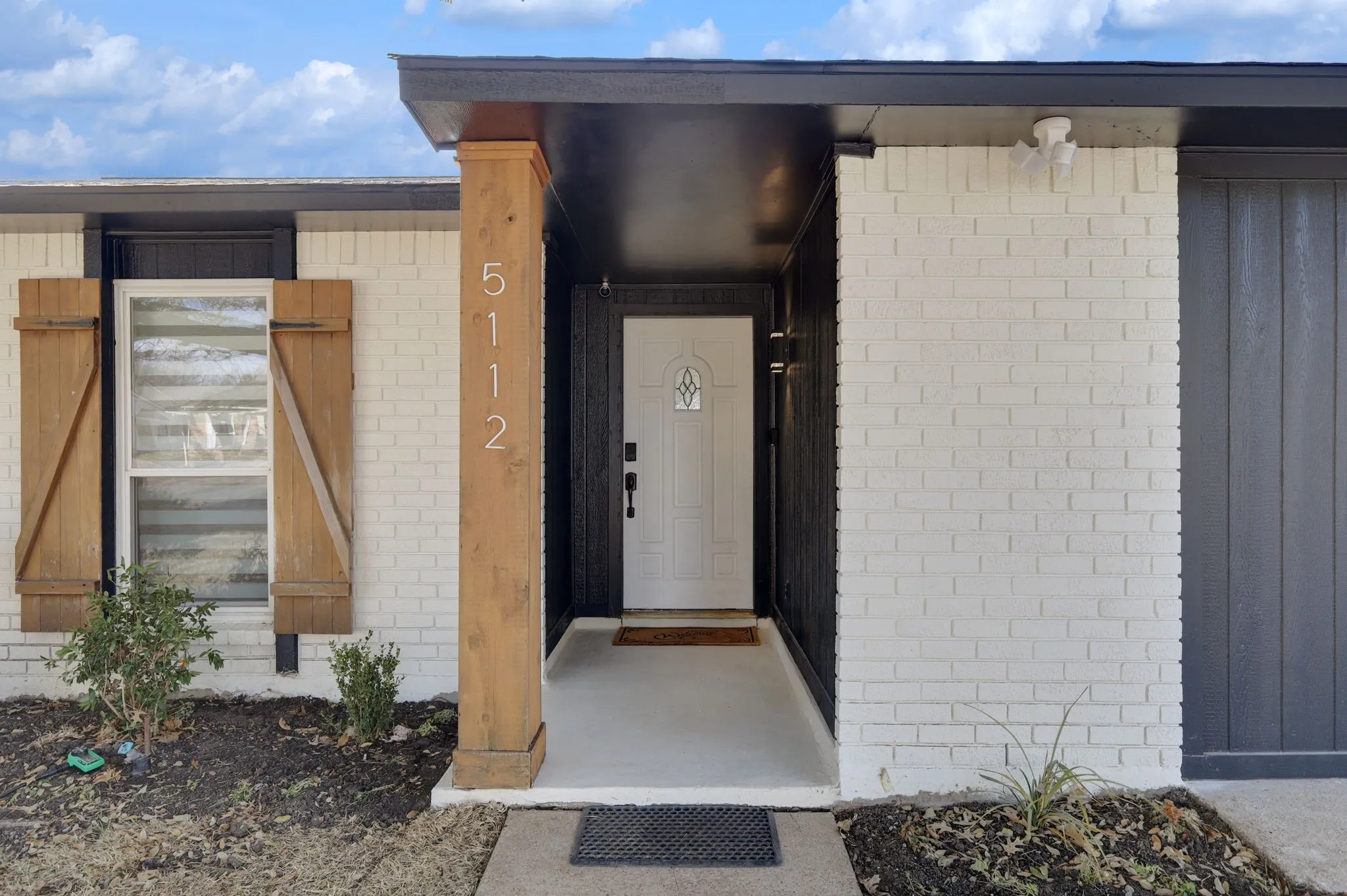 View of exterior entry