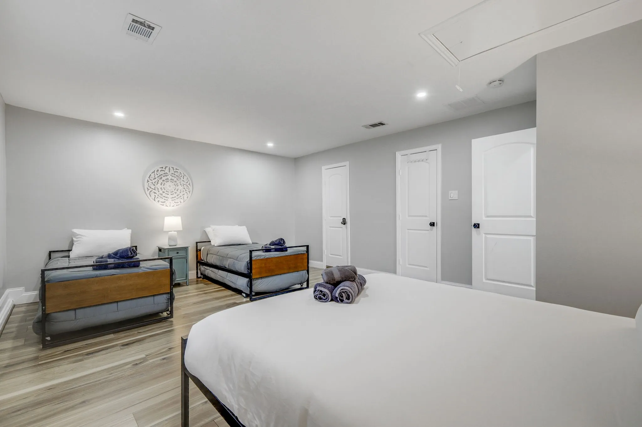Bedroom featuring light hardwood / wood-style floors