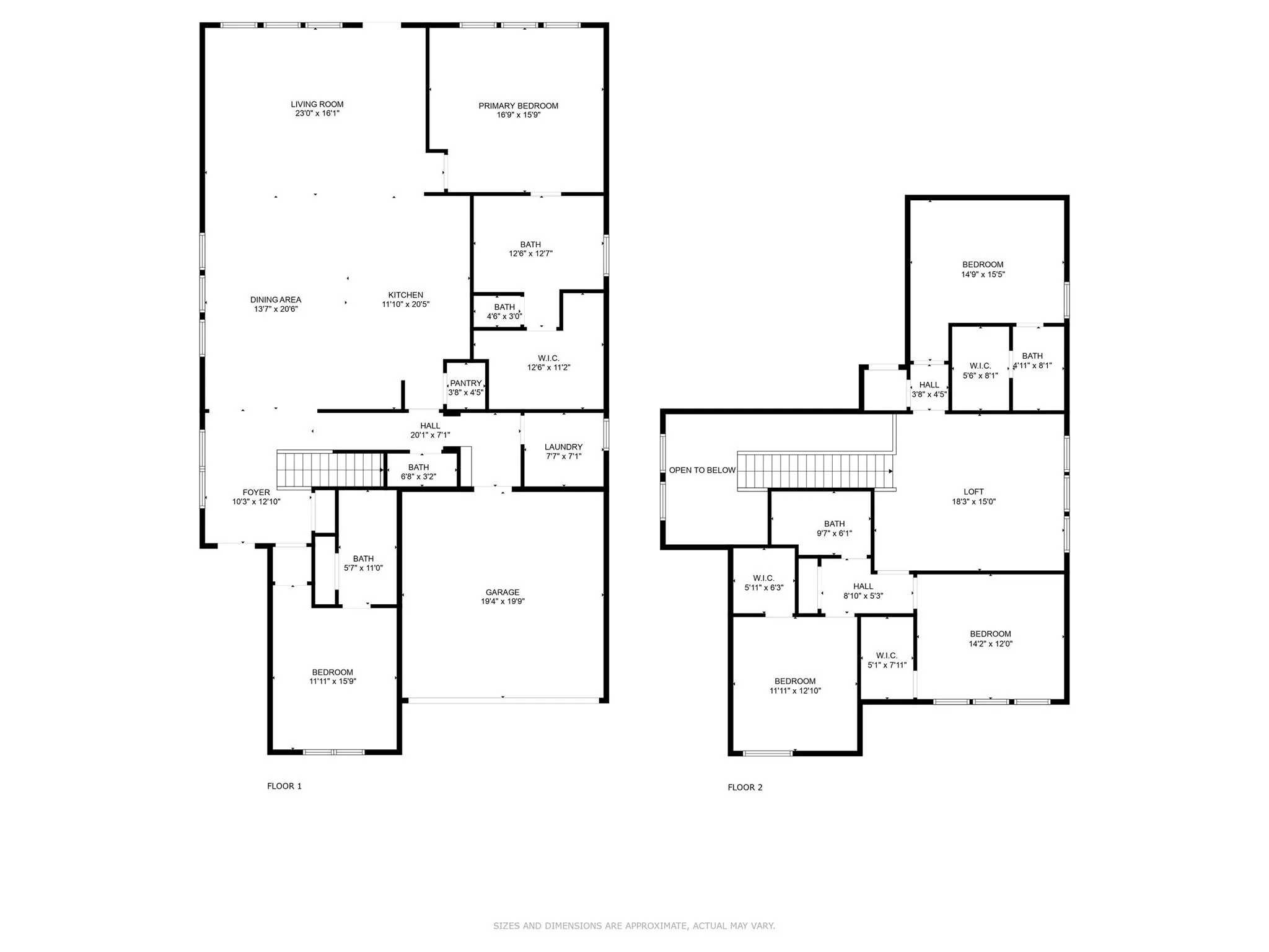View of room layout