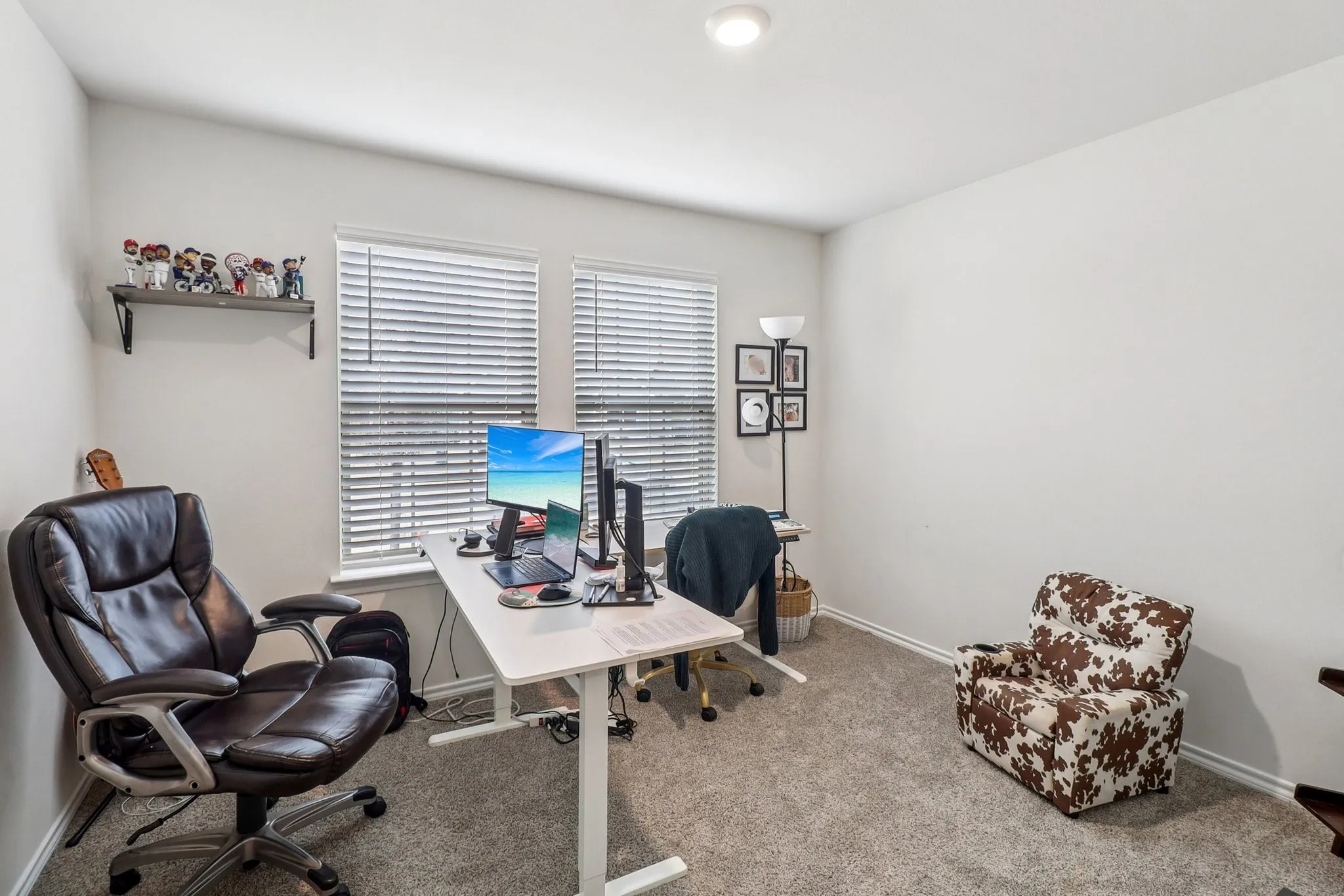 Bedroom being used as an office