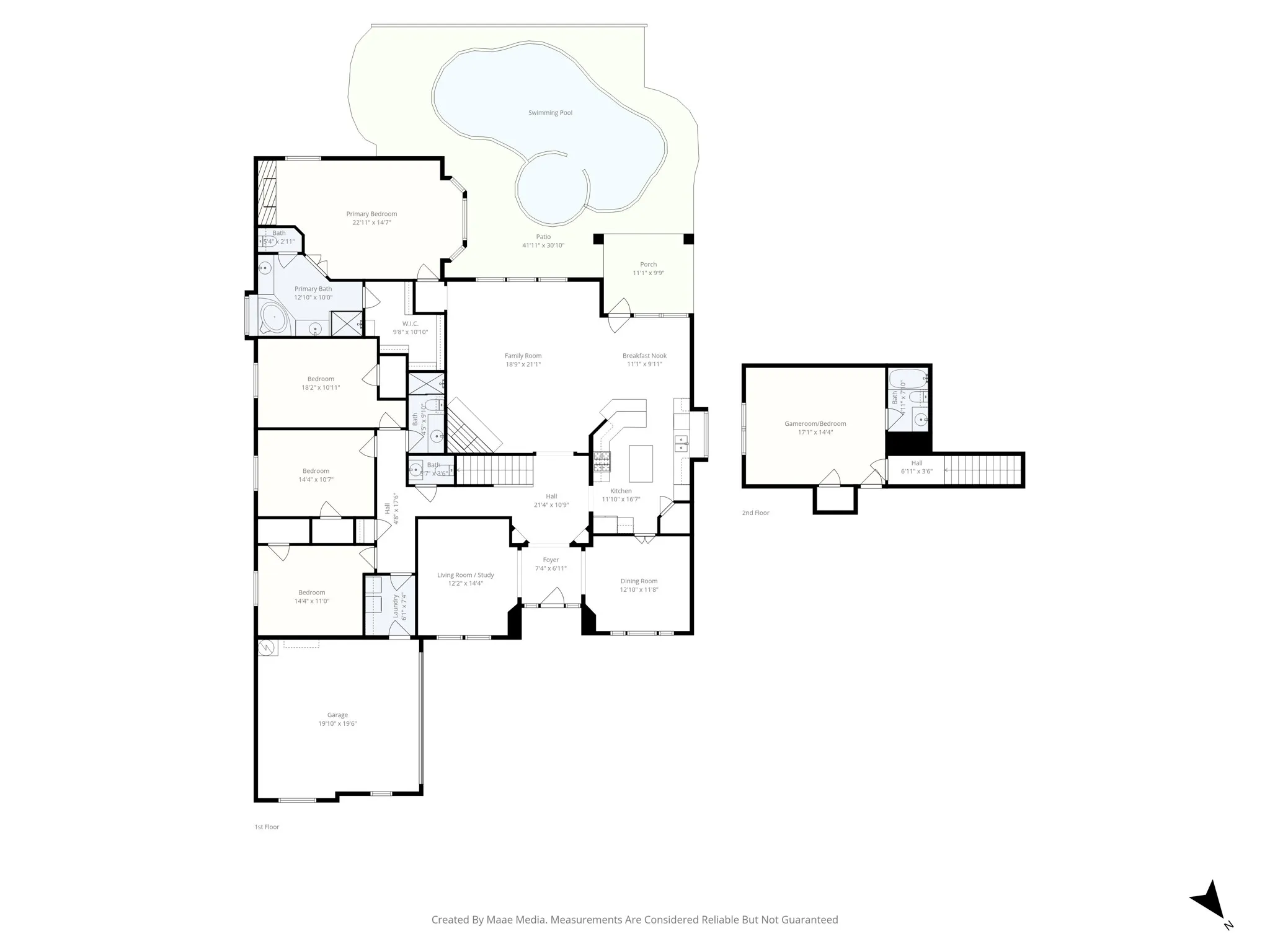 View of floor plan / room layout