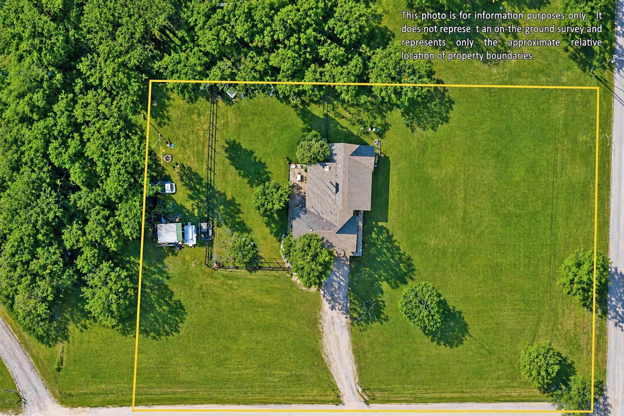OVERHEAD AERIAL...Property Outlines Are Approximate