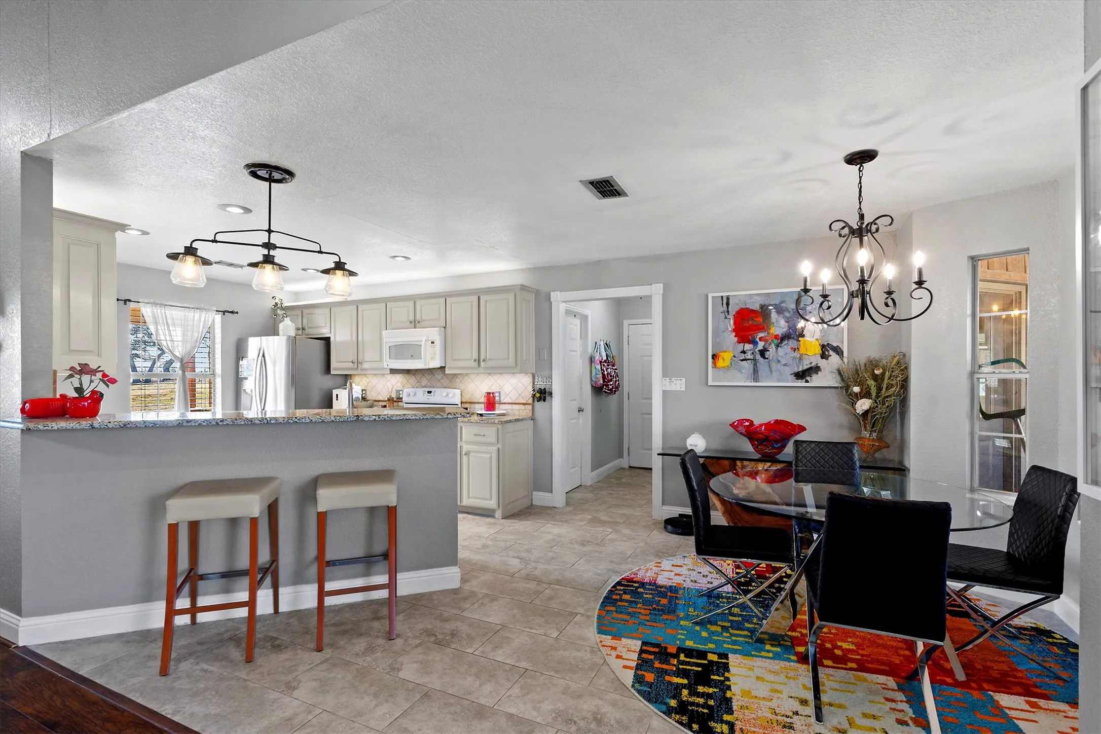 KITCHEN AND DINETTE