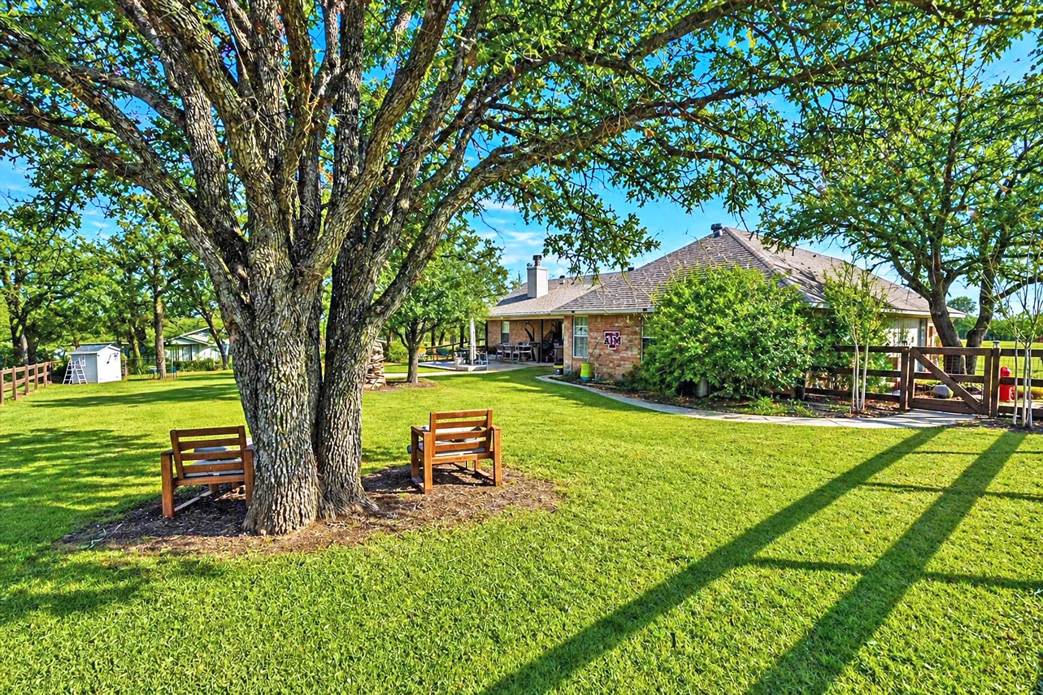 FENCED BACK YARD