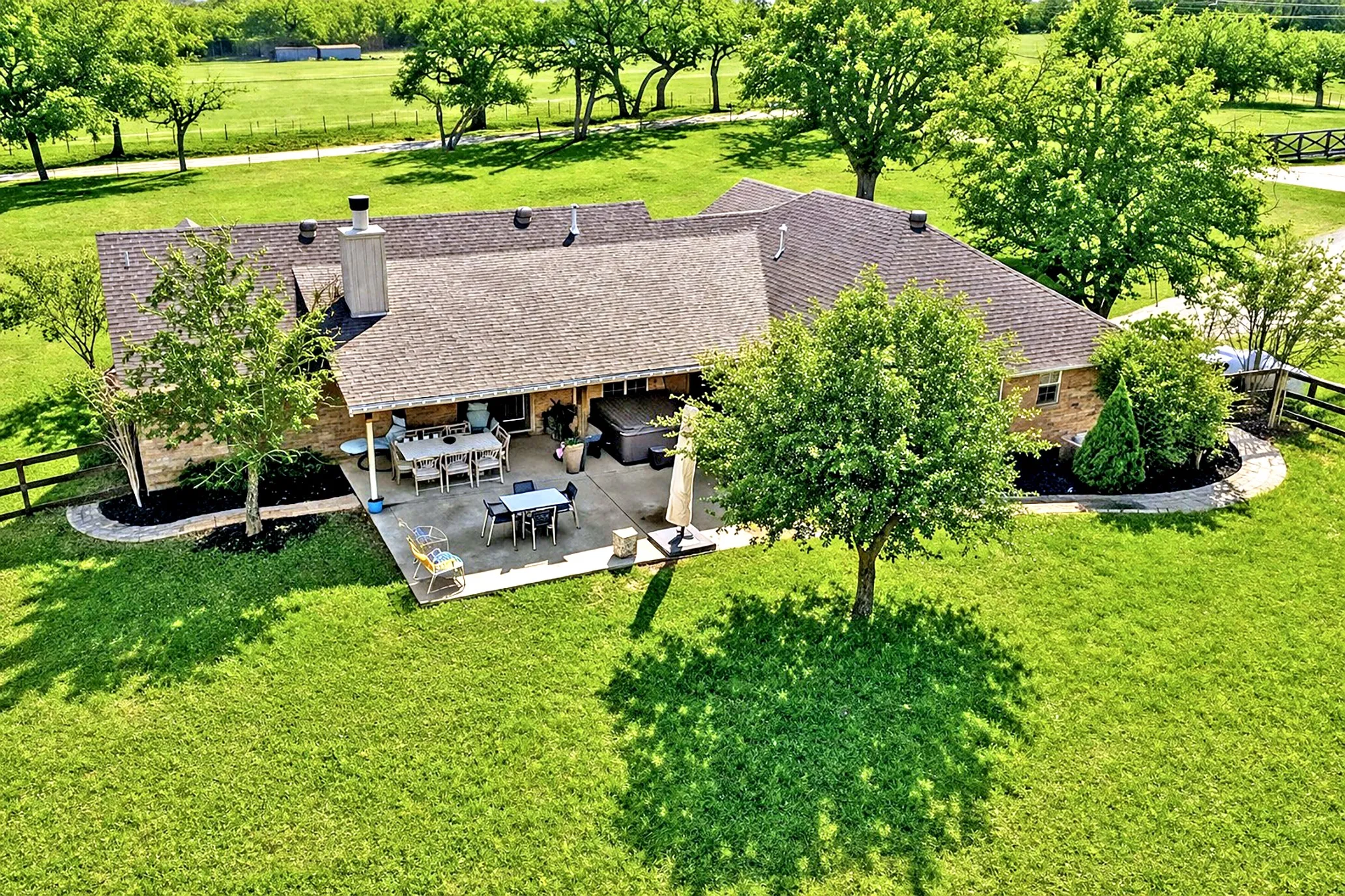 BACK OF HOME...Elevated View