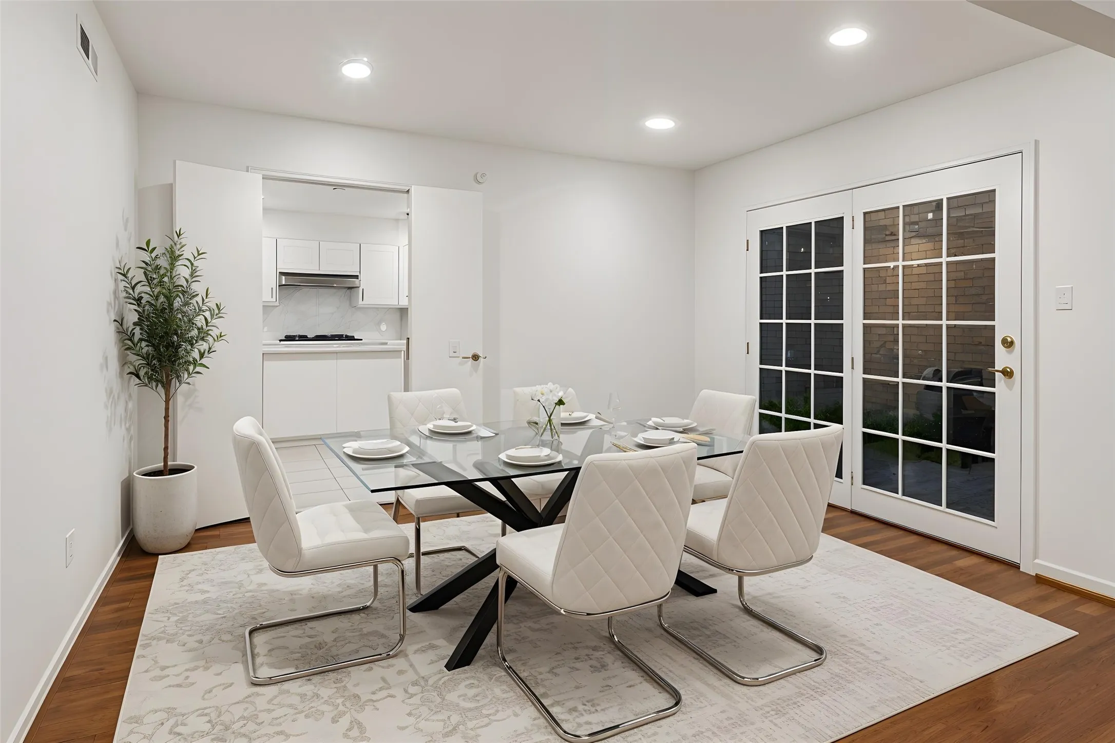 Dining Room virtually staged