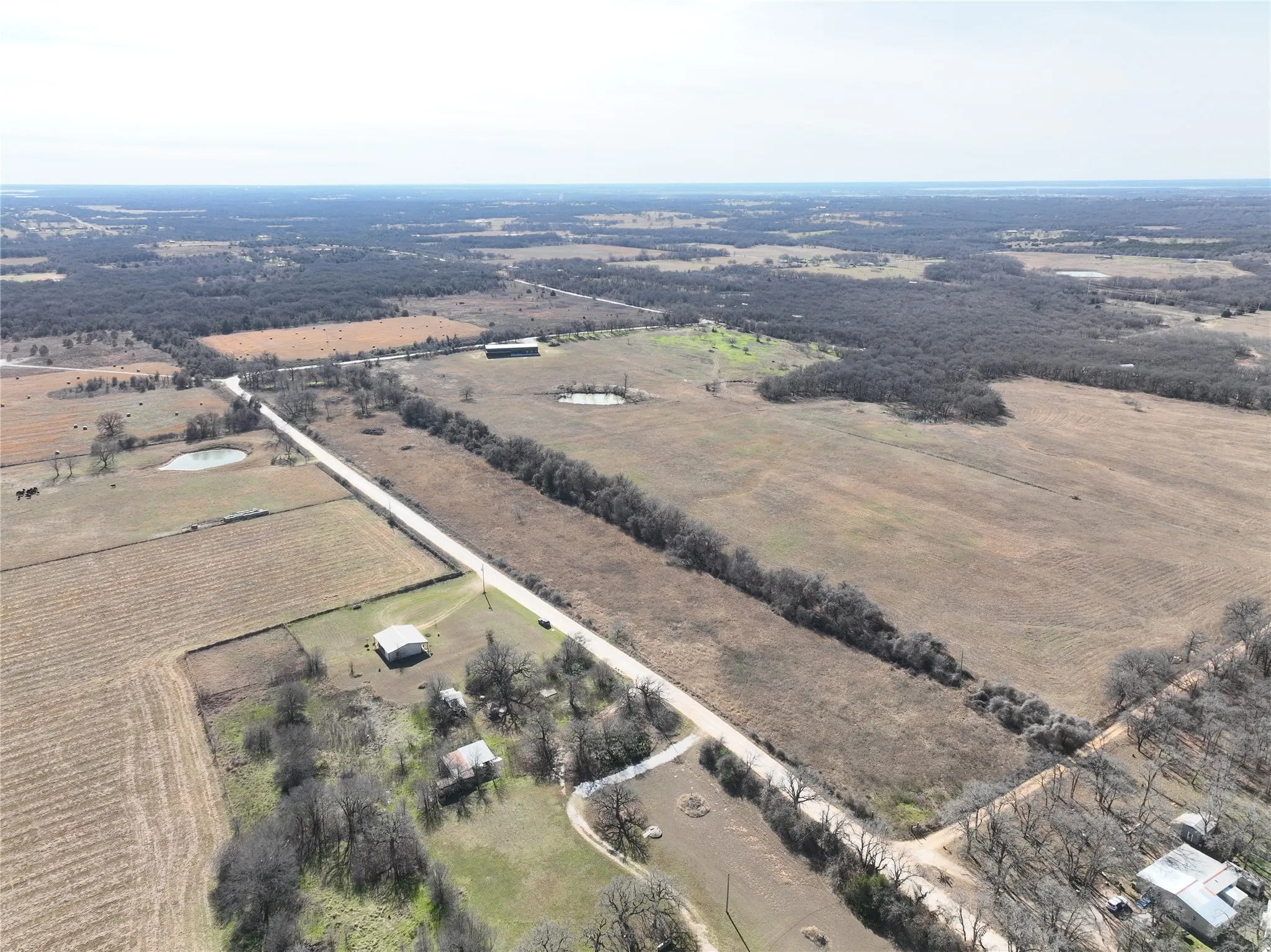 View of rural area with abundant farmland