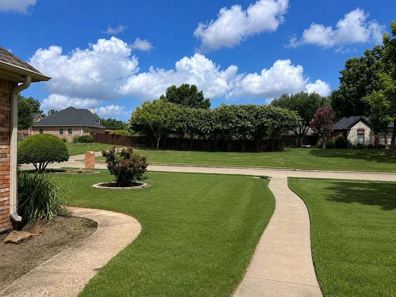 Finished Empty Lot Across Street.