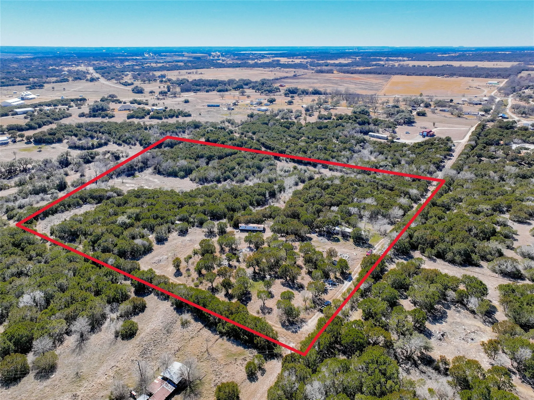 Approximate property lines.