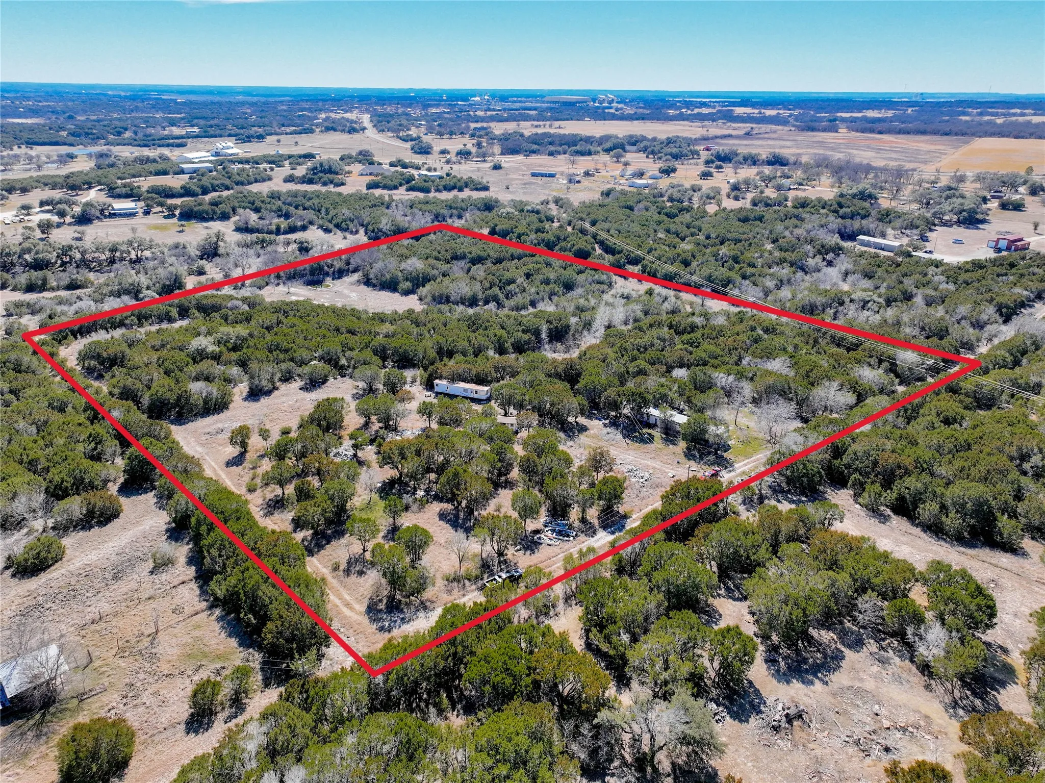 Approximate property lines.