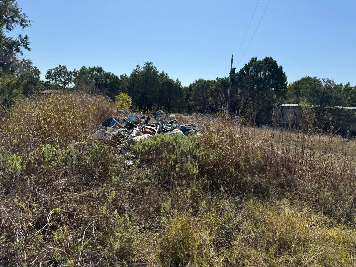 Debris needs removal