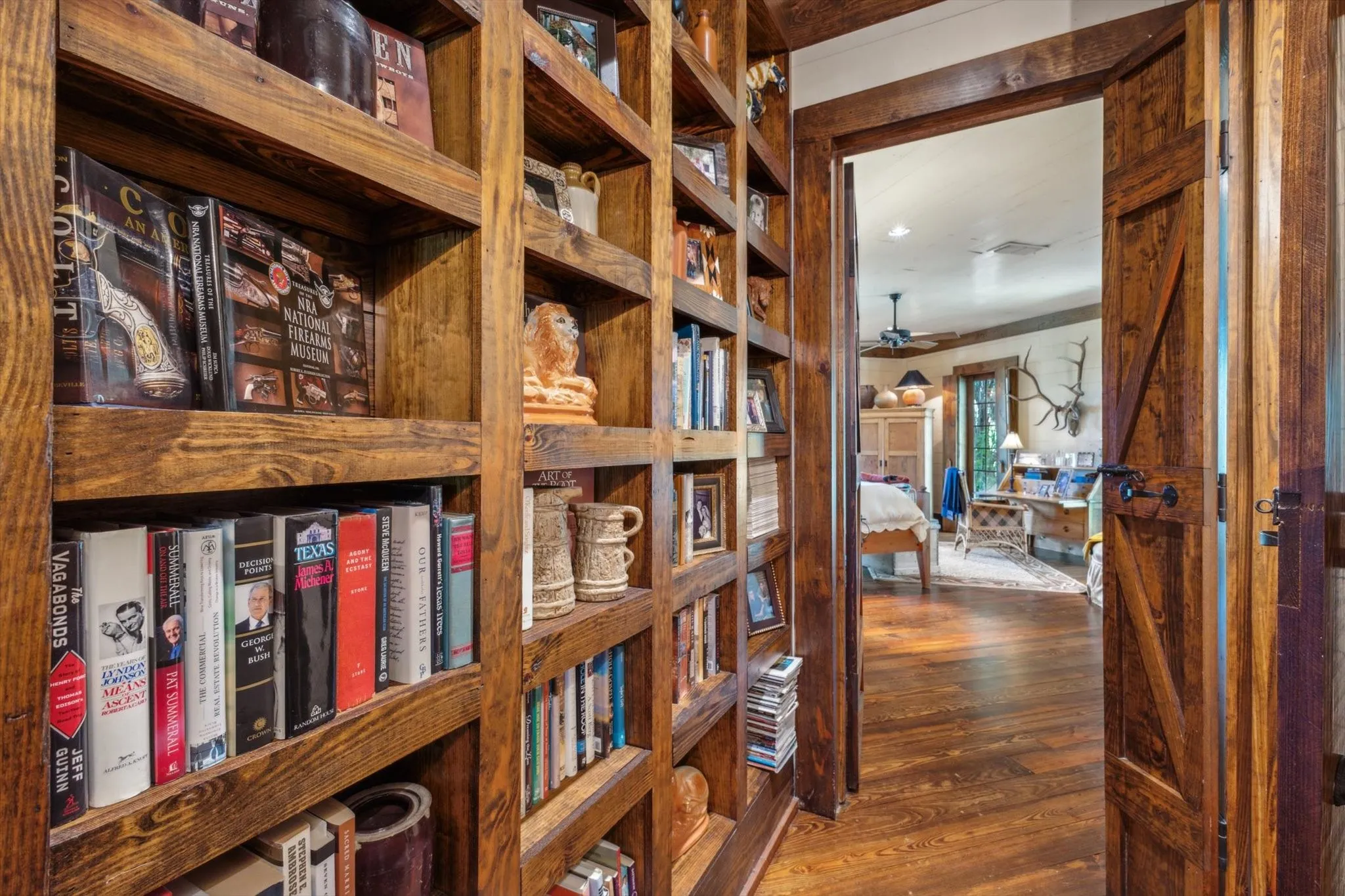 Beautiful built ins.