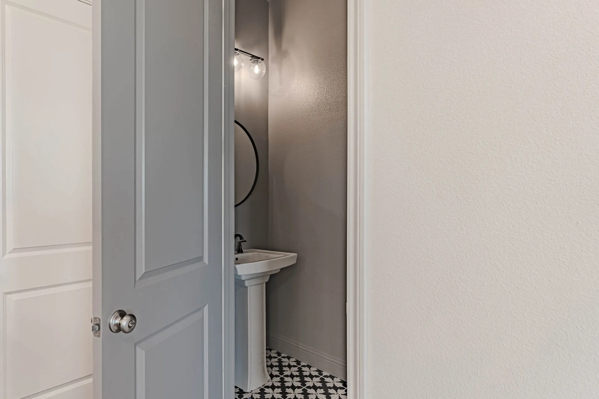 Powder bath on main level