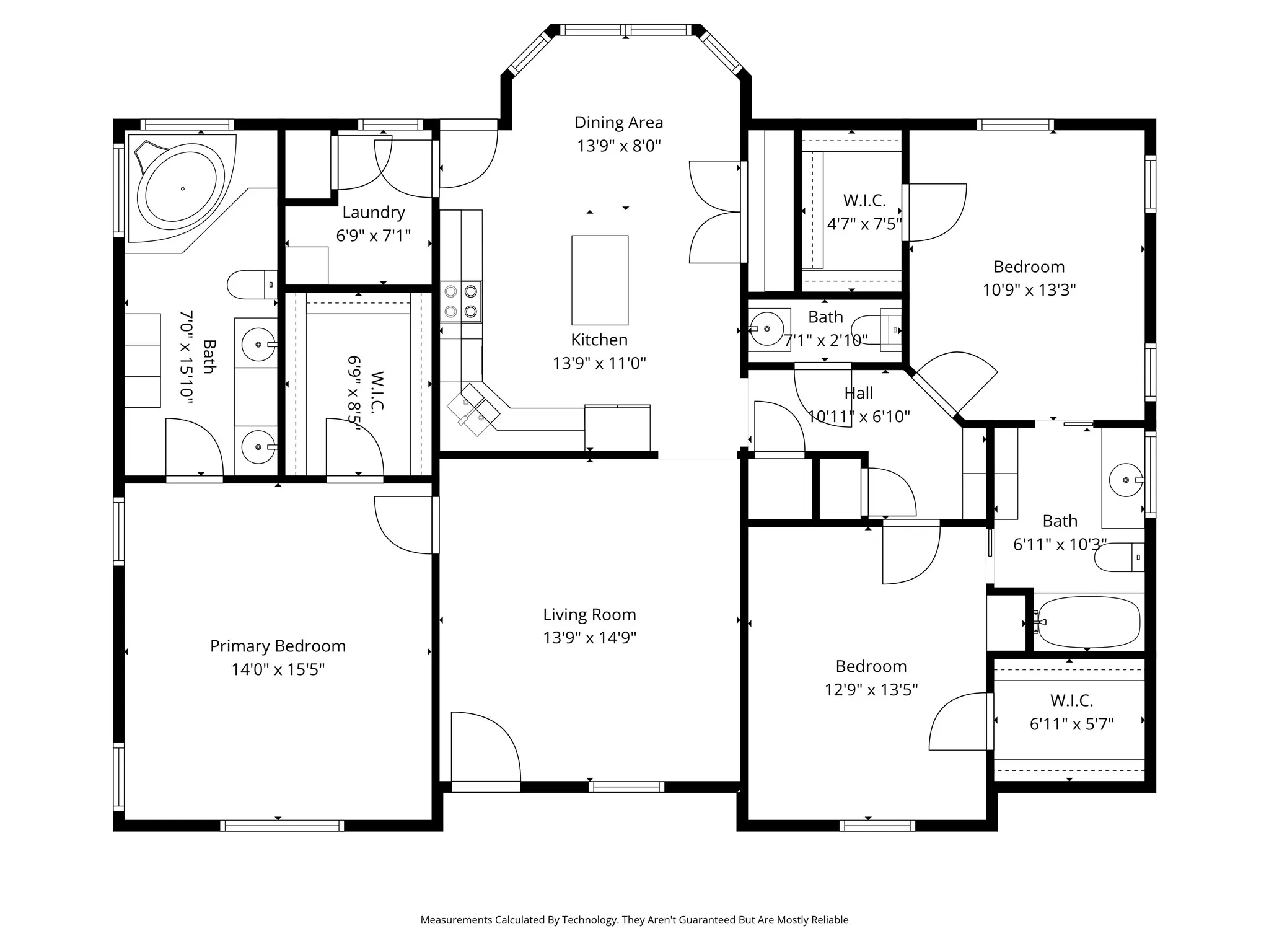 View of room layout