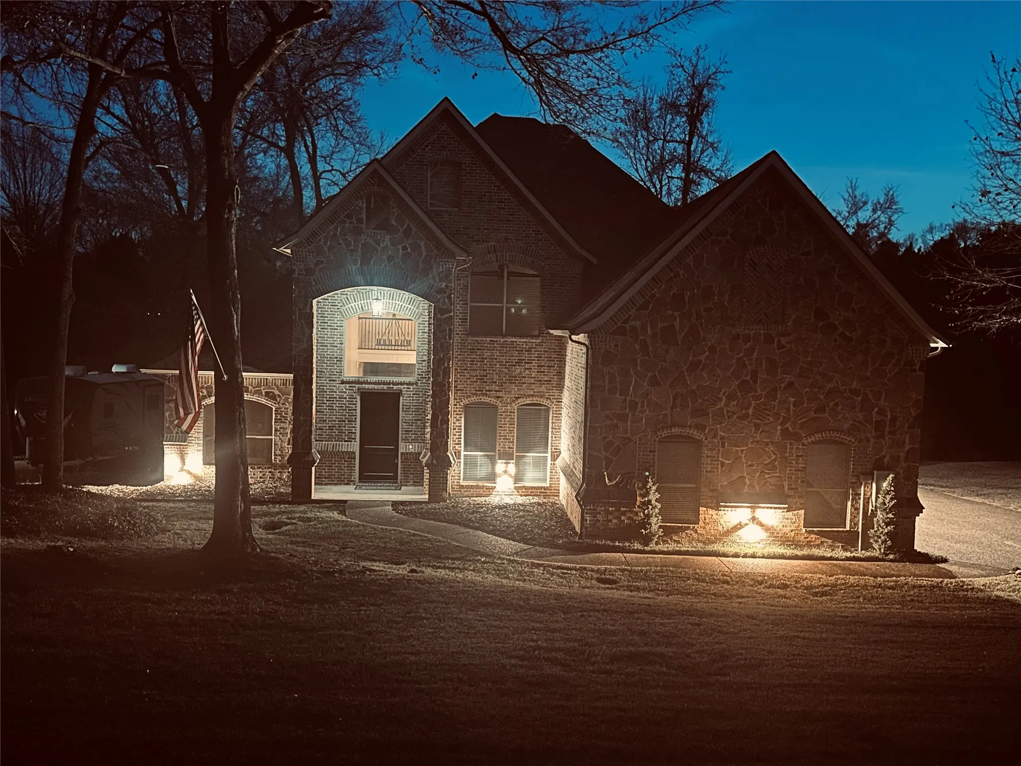Front at night