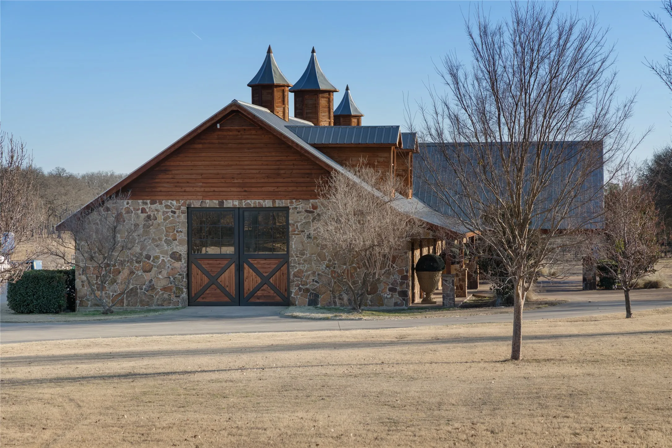 Side View of Barn