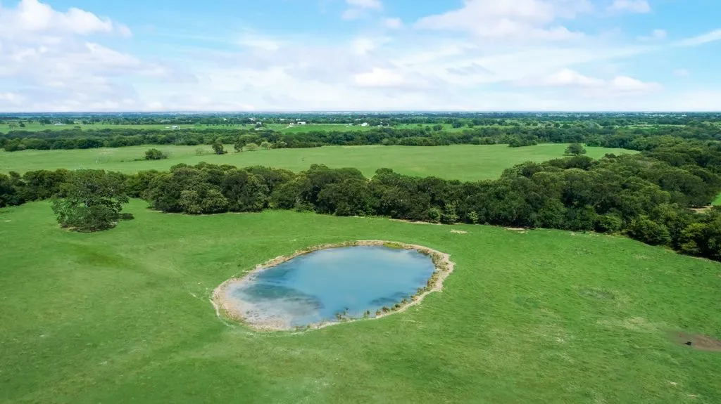 Drone / aerial view of a large body of water