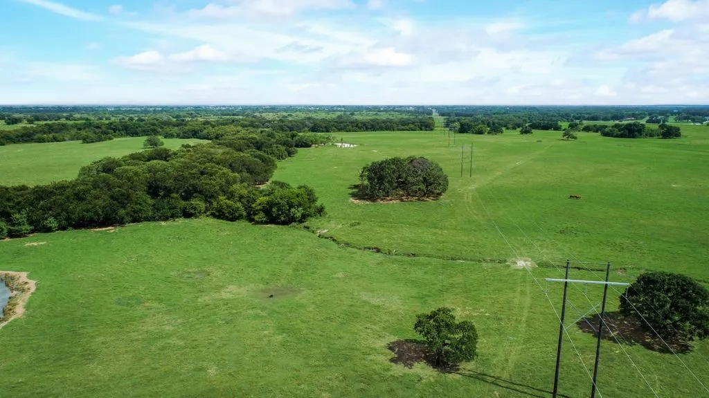 Overview of rural landscape with a pastoral area