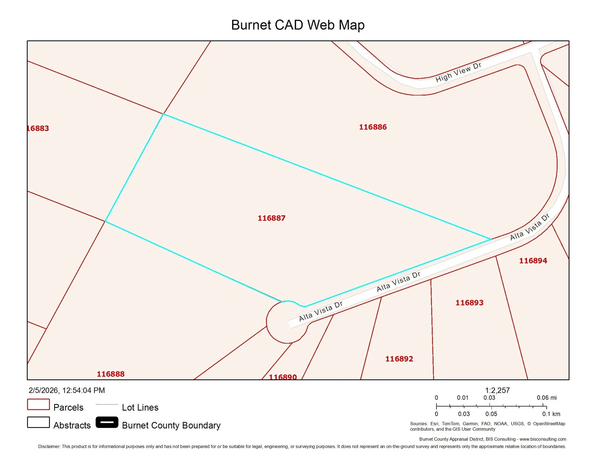 7.4 AC Parcel facing Alta Vista Dr