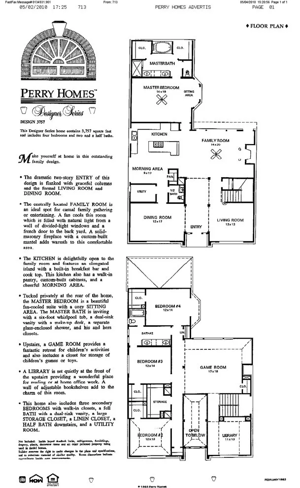 View of floor plan / room layout