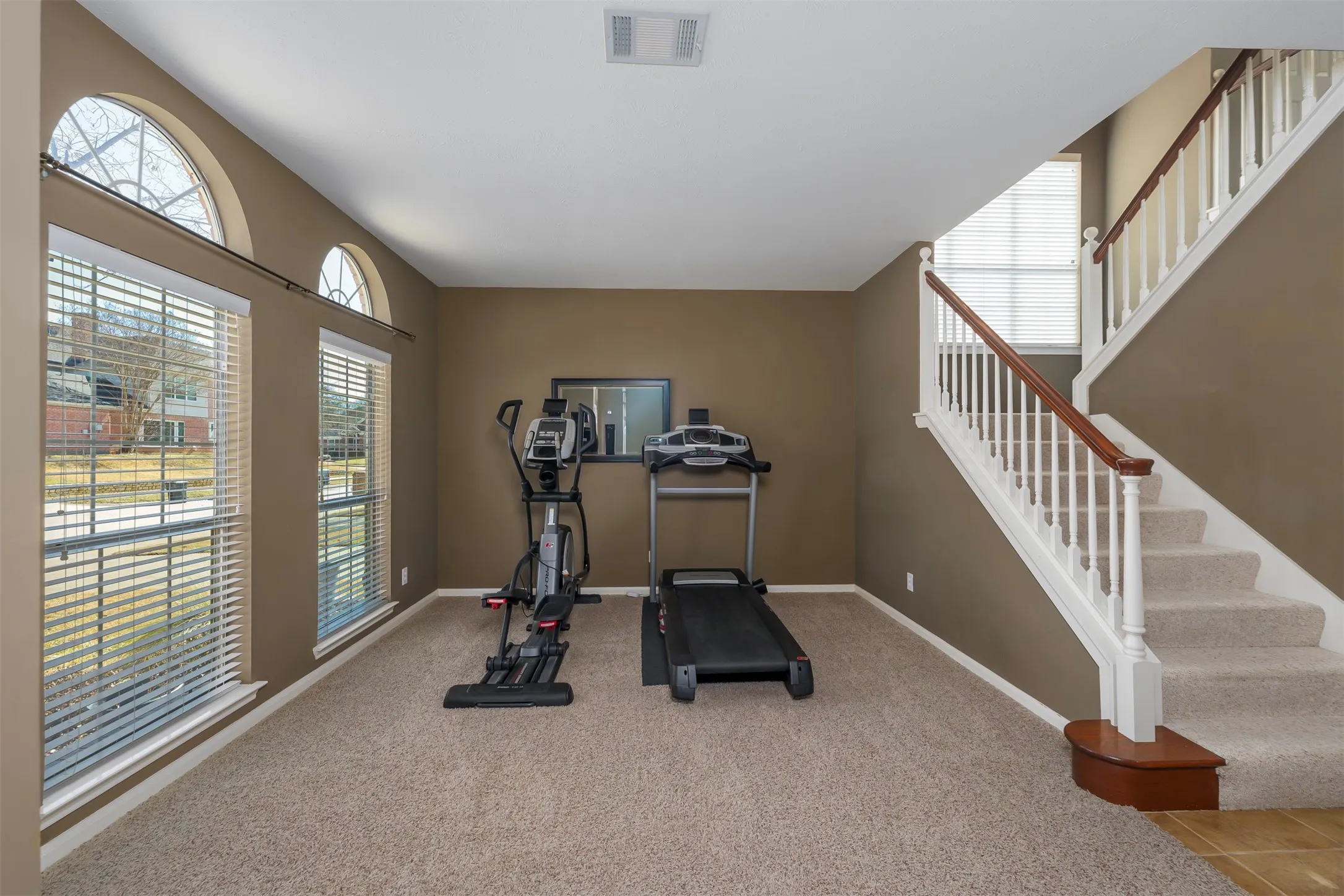 Flex, extra living, currently for Workout area with plenty of natural light