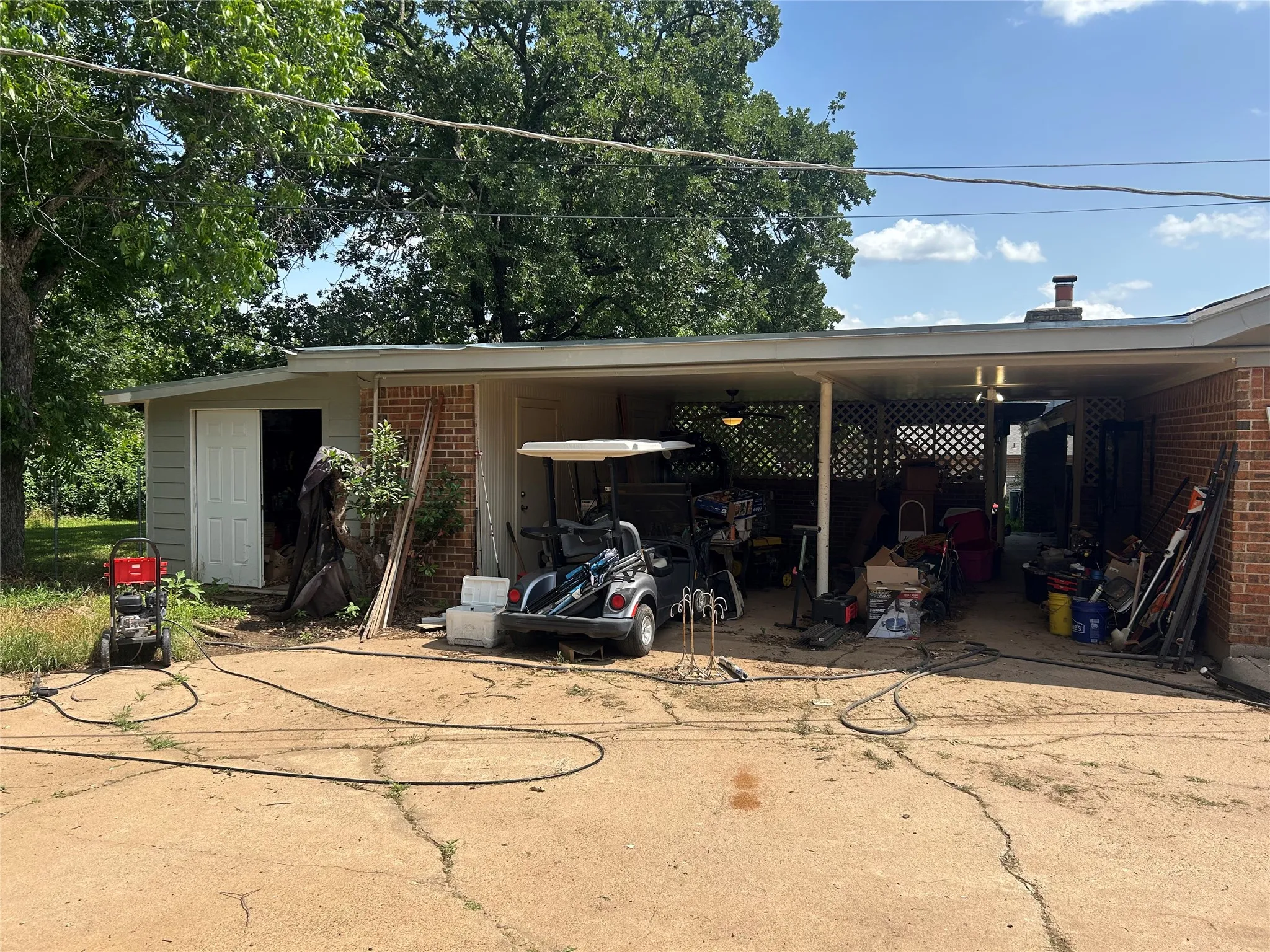 Attached Carport