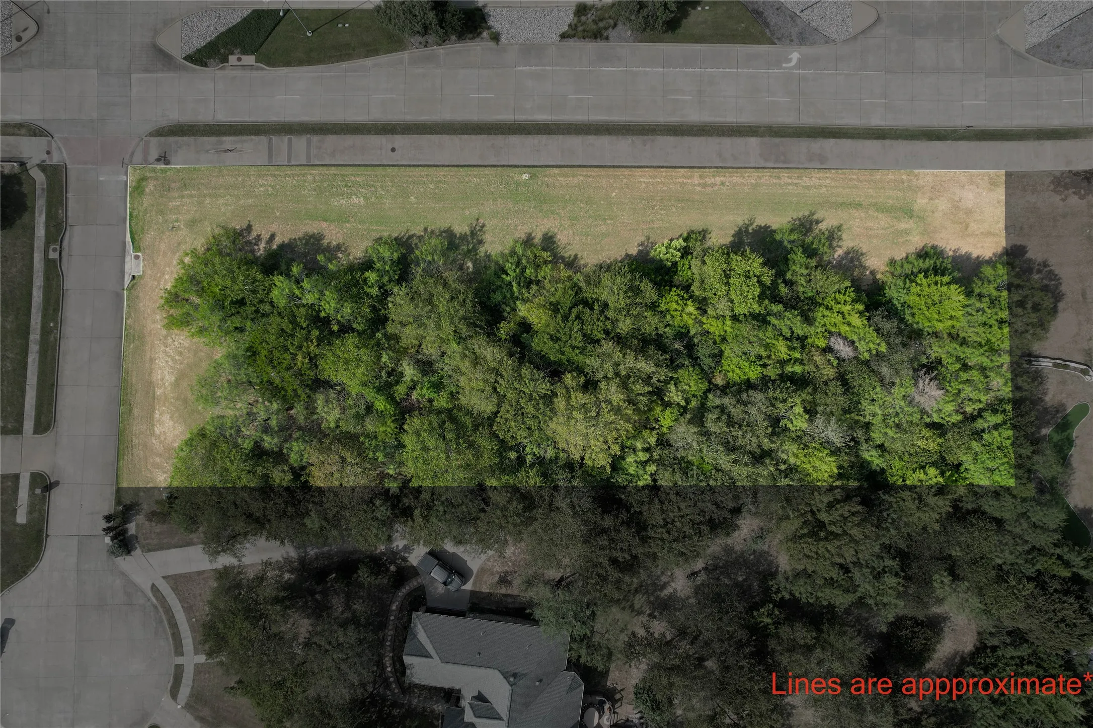 Aerial overview of property's location