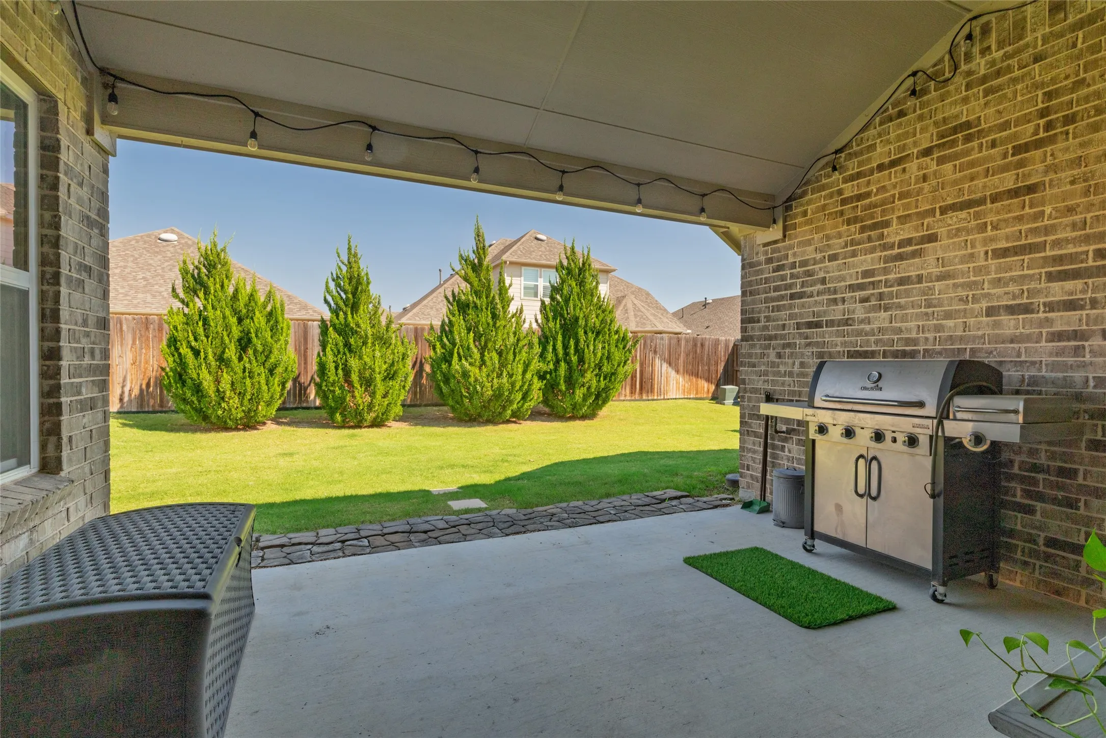 Covered Back Patio...