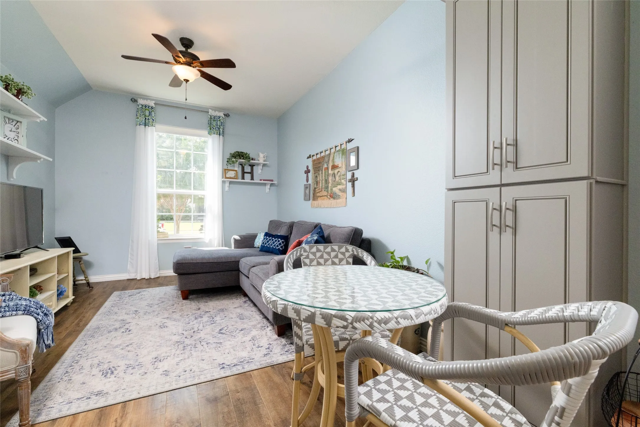 Downstairs Multi-Gen 2nd Living & Dining Areas ~ Convenient Built-in Storage Cabinet...