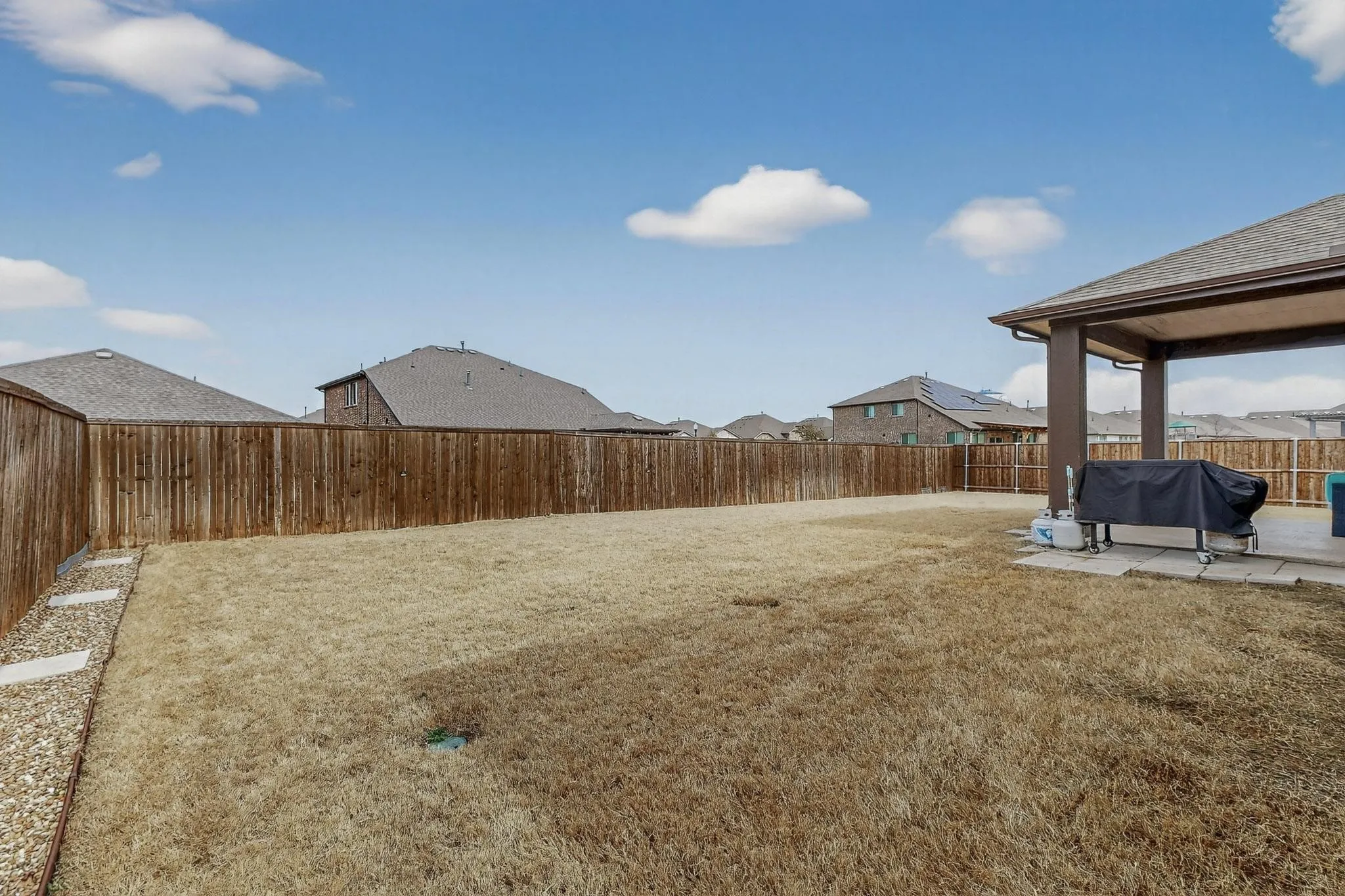 Huge yard!