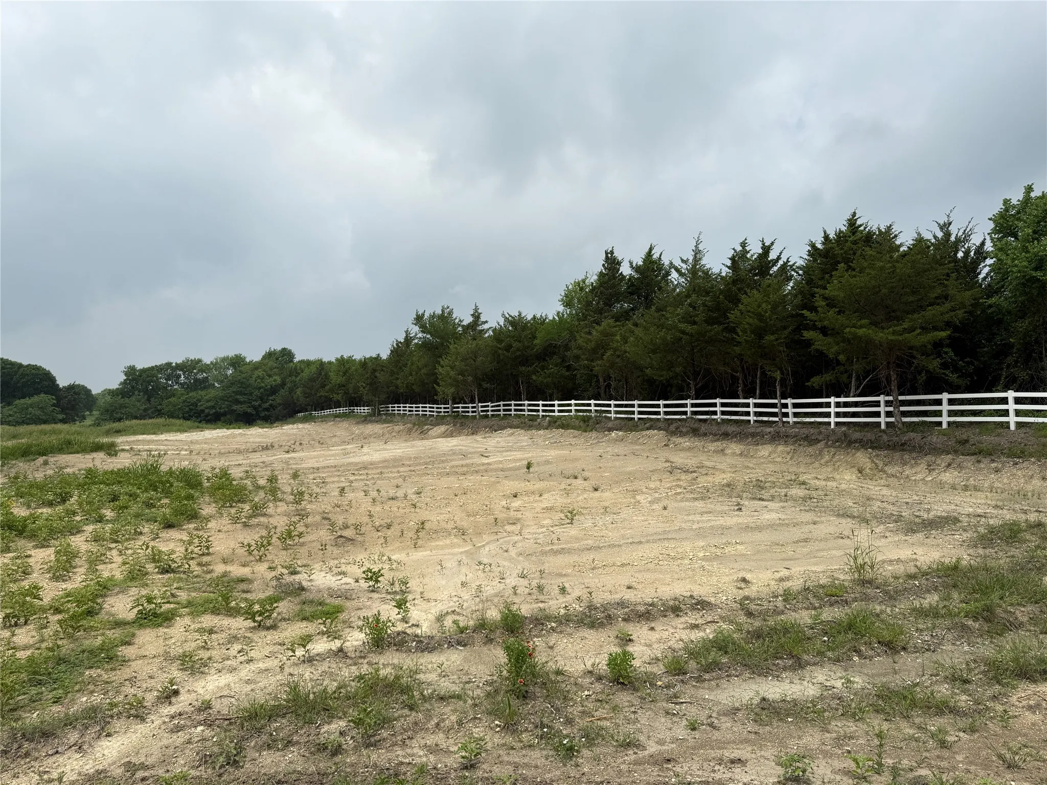 View of yard featuring a rural view and a wooded view