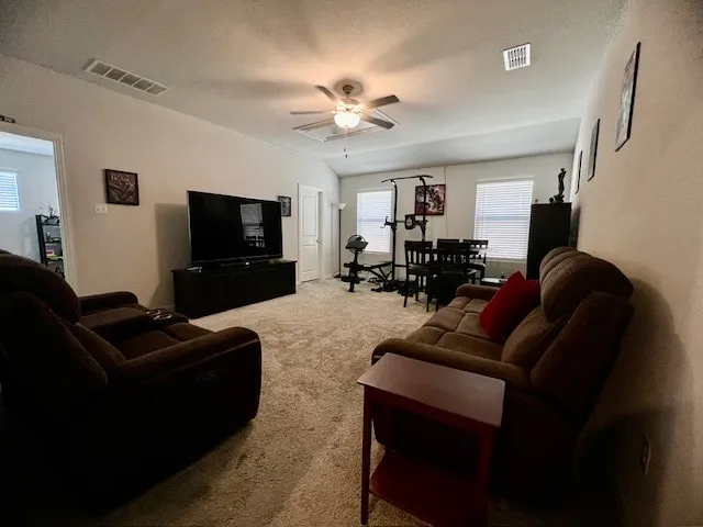 Very spacious multi- functional living room upstairs.