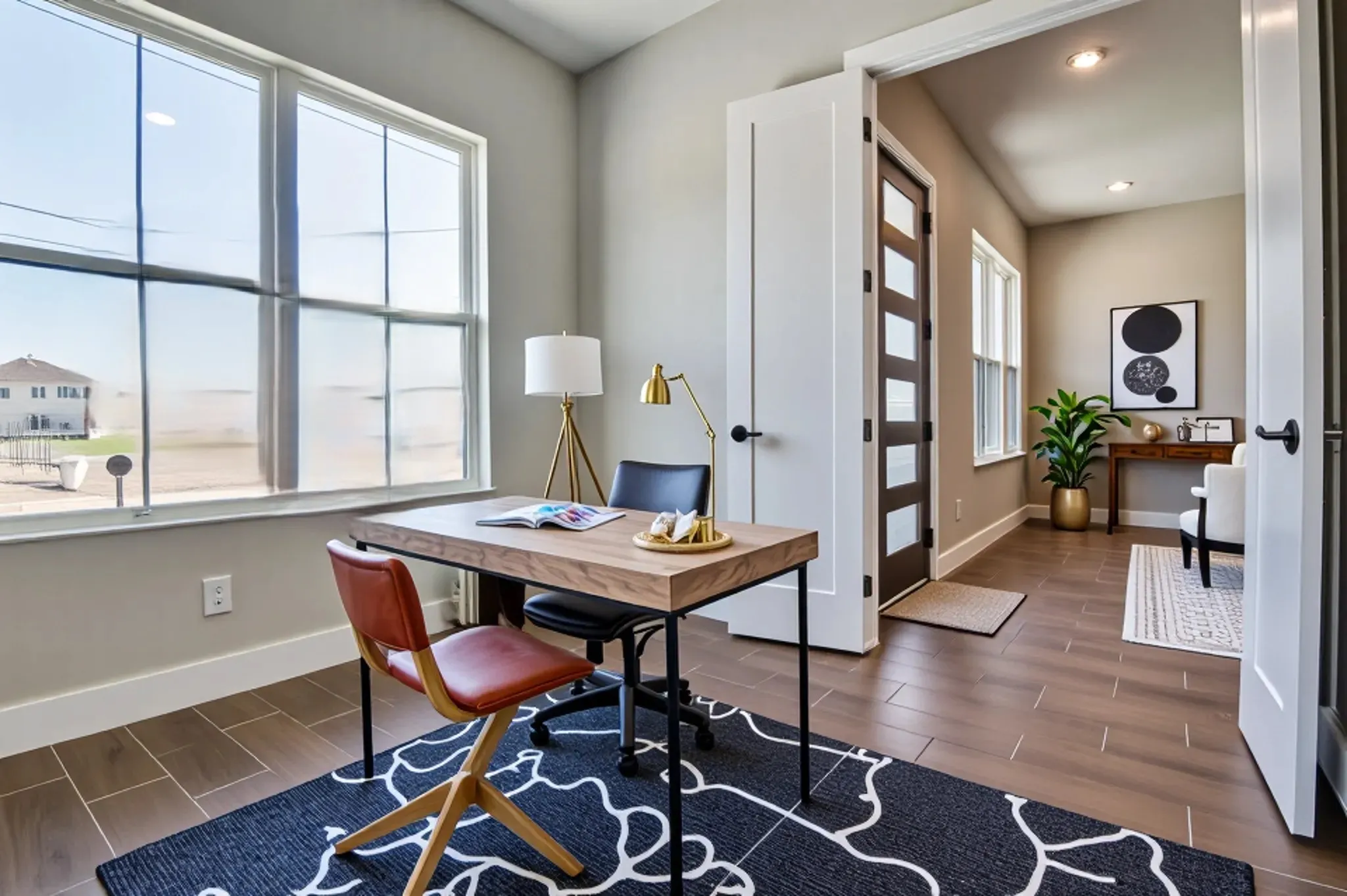 Additional view of virtually staged office