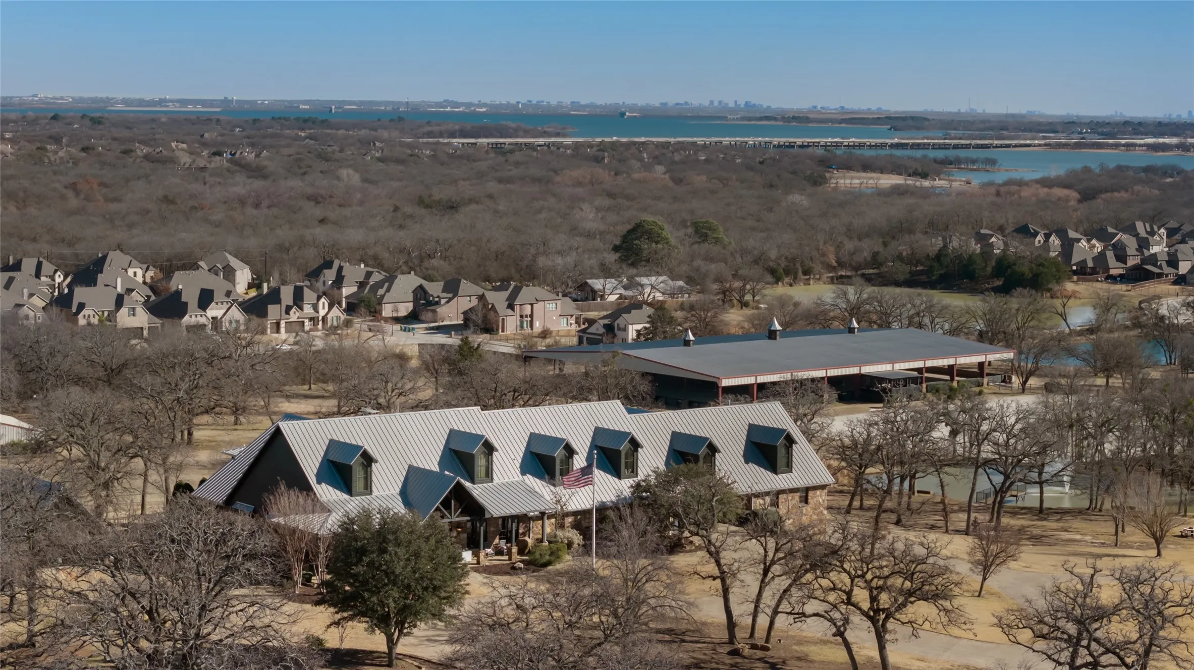 View of Development East of the Property