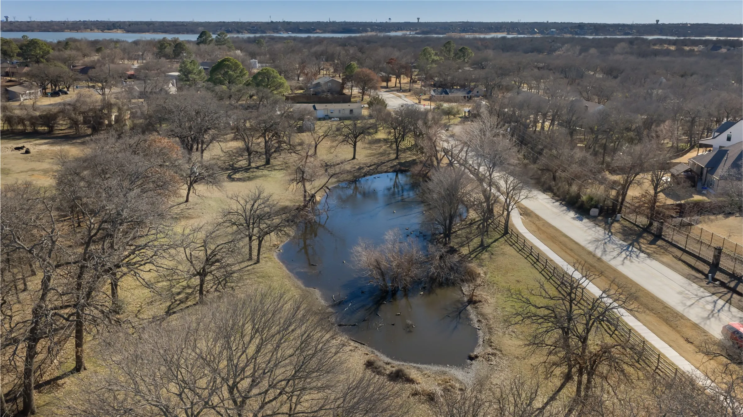 Pond on Property