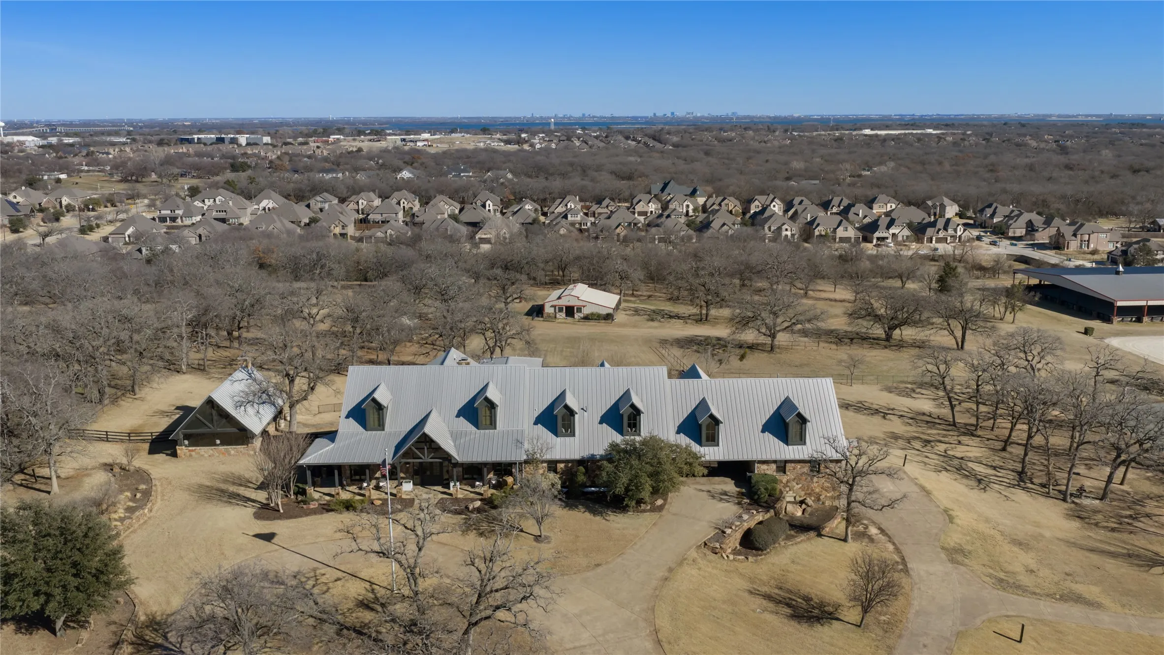 Aerial View of Development east of property