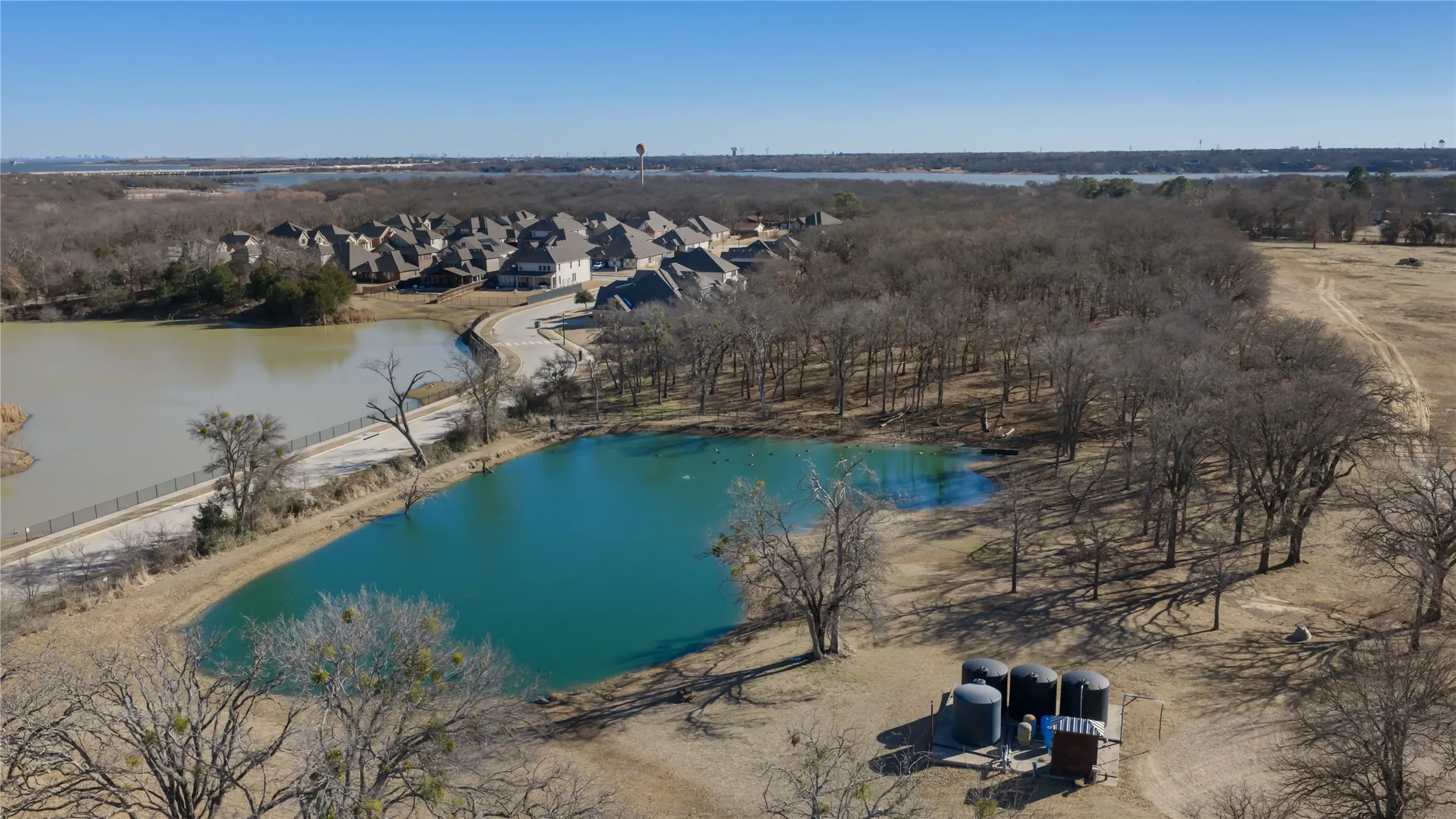 Pond on Property