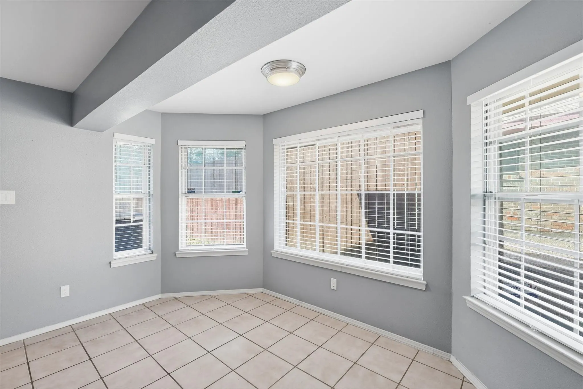 Dedicated dining space just off the kitchen for easy entertaining.