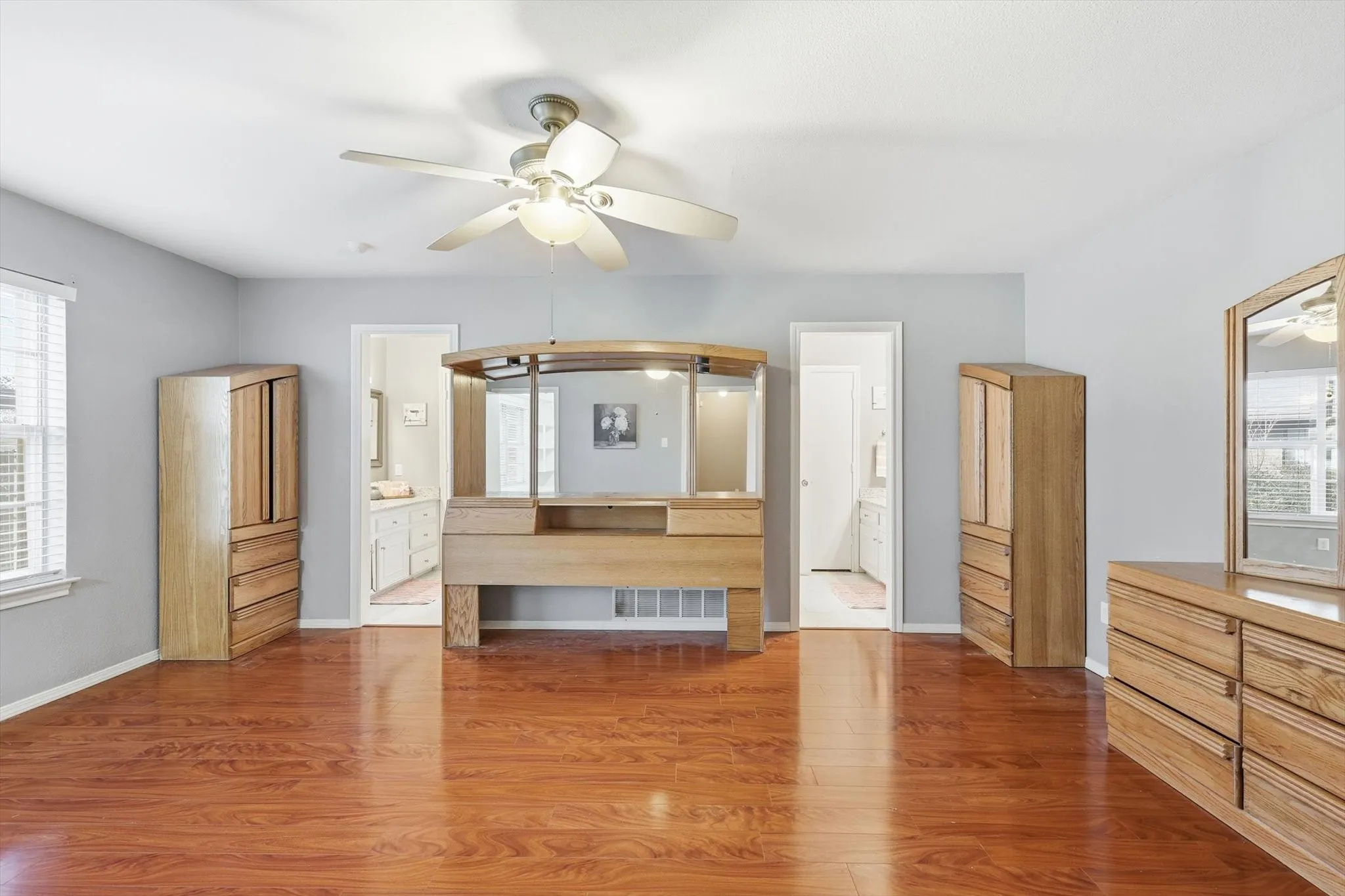 Generous primary suite filled with natural light and room to unwind.