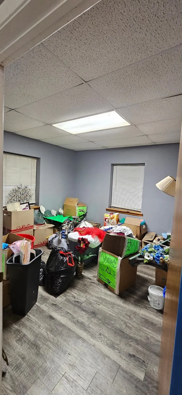 Room in the fellowship hall